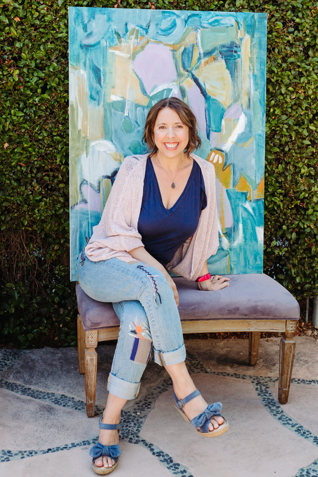 Santa Barbara Artist Portrait by Danielle Motif Photography