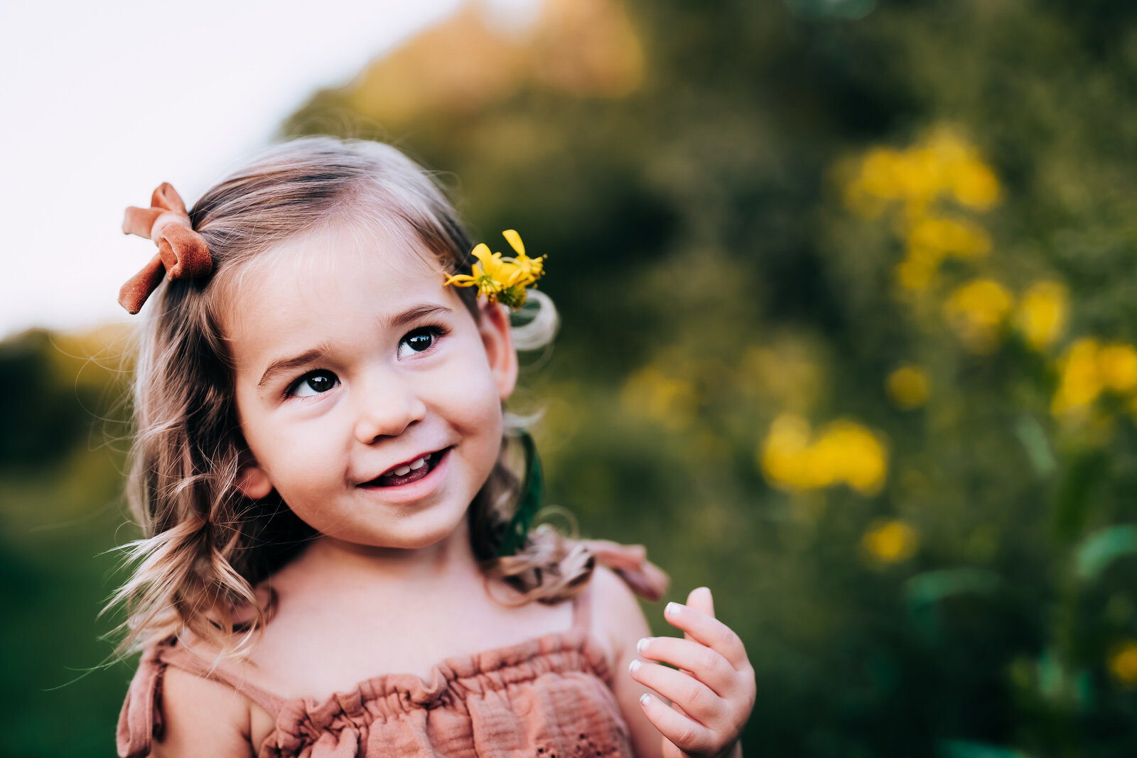 child with flower in her hair-1