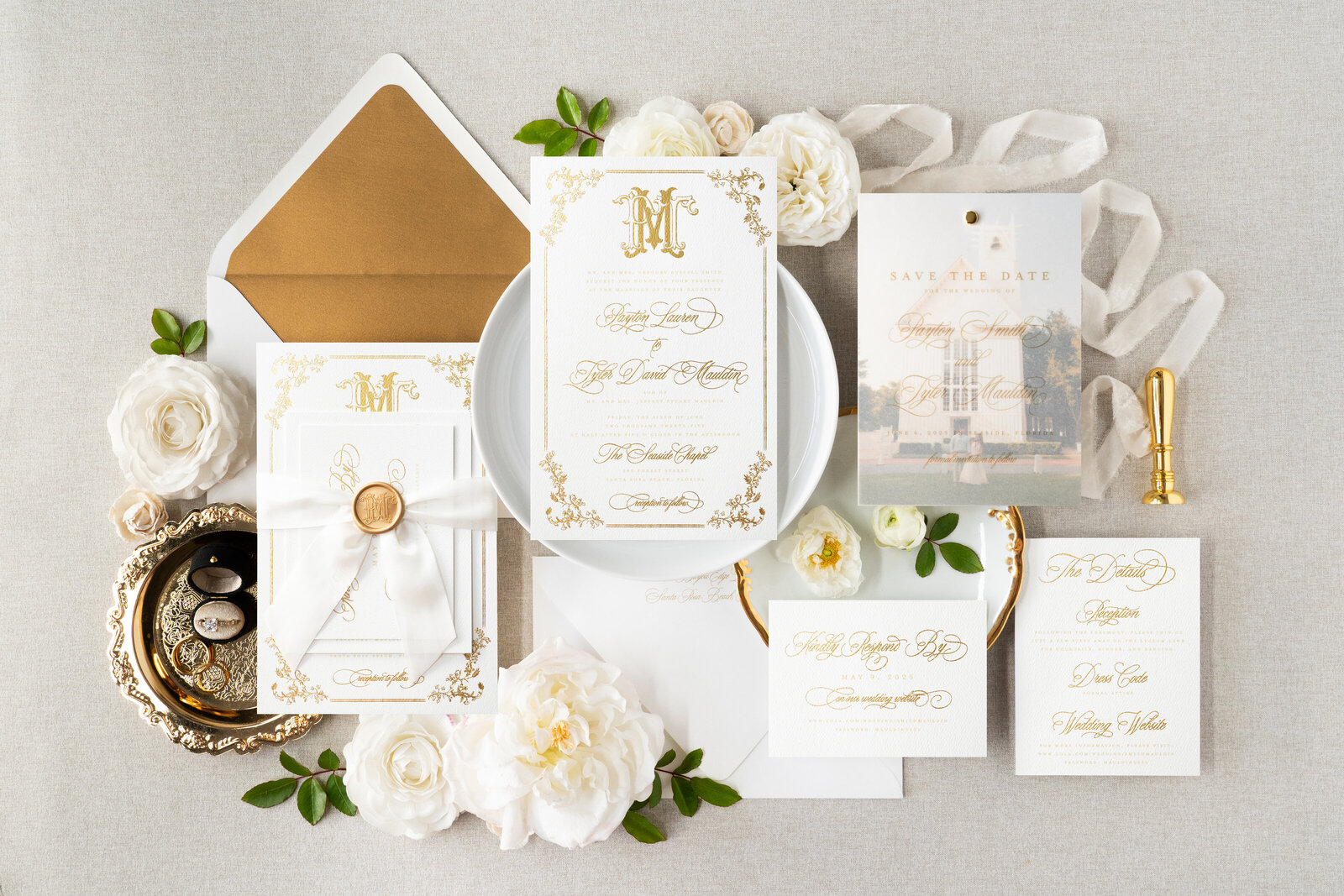 Luxury Wedding Invitation Alabama