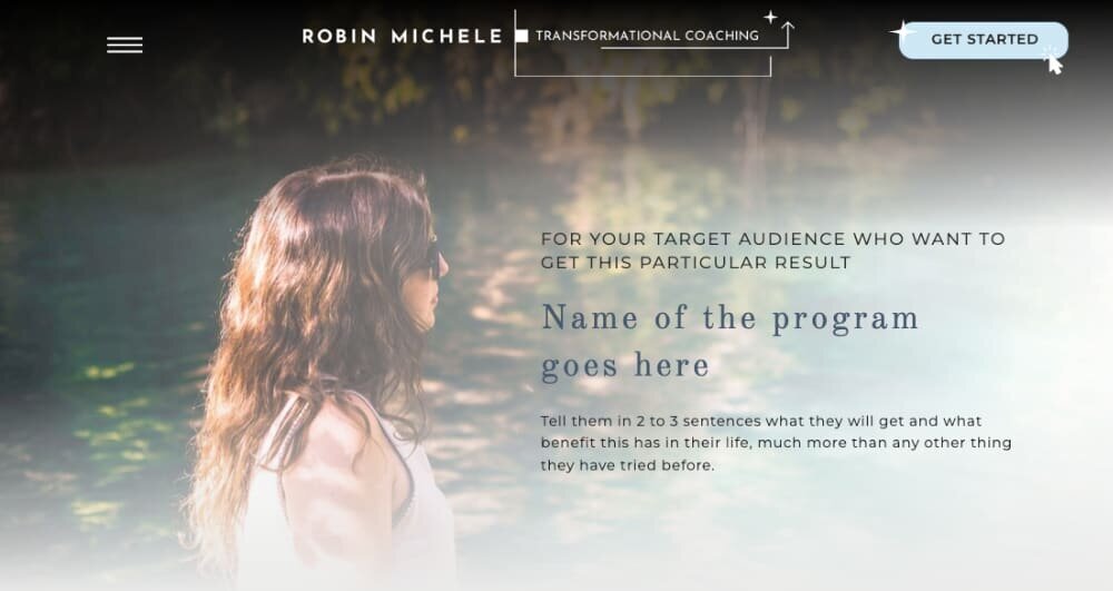 Homepage Robin Salespage Template