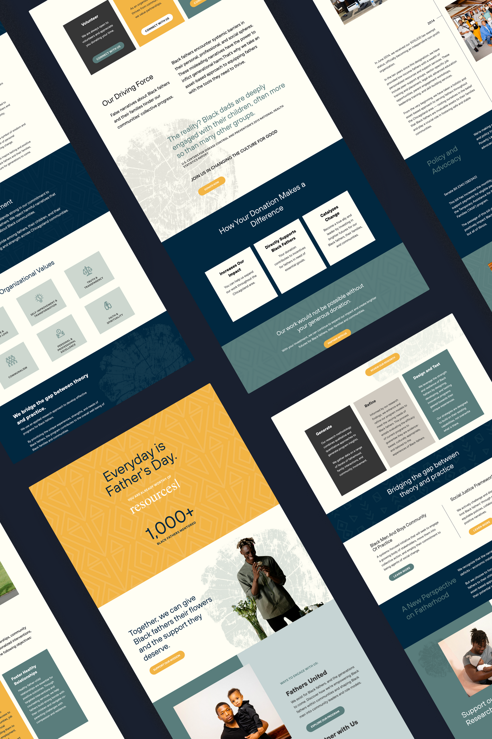 nonprofit showit website design chicago