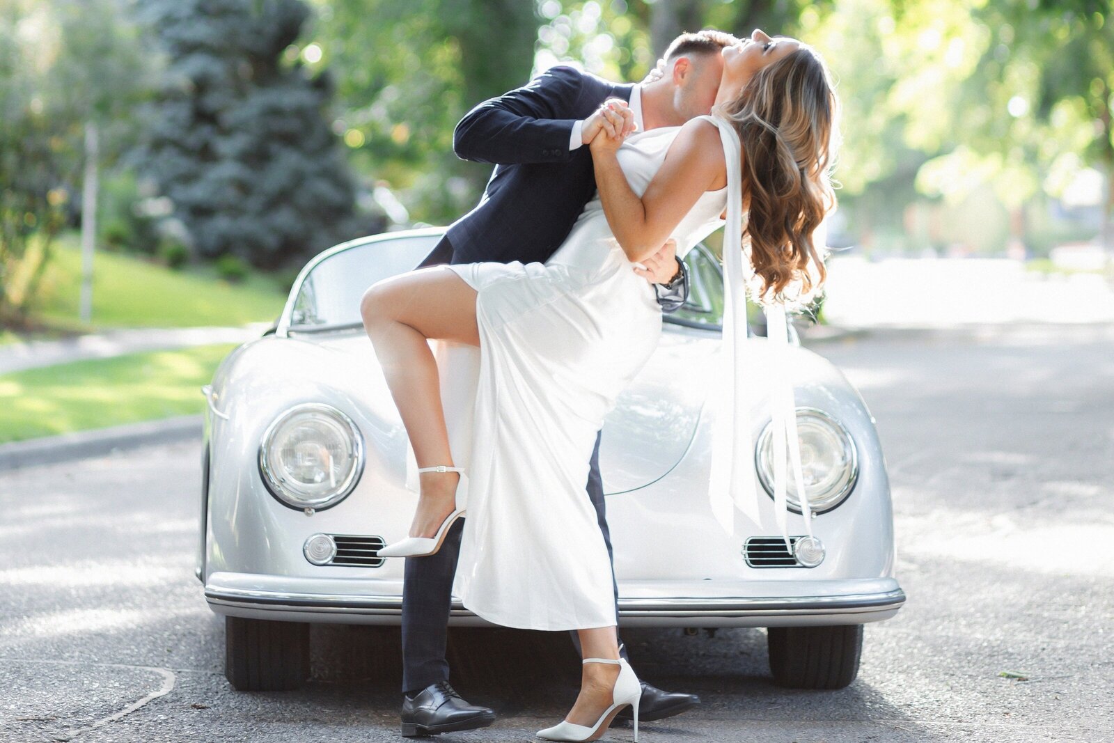 Vintage Engagement Car for Hire | Porsche 356 Speedster