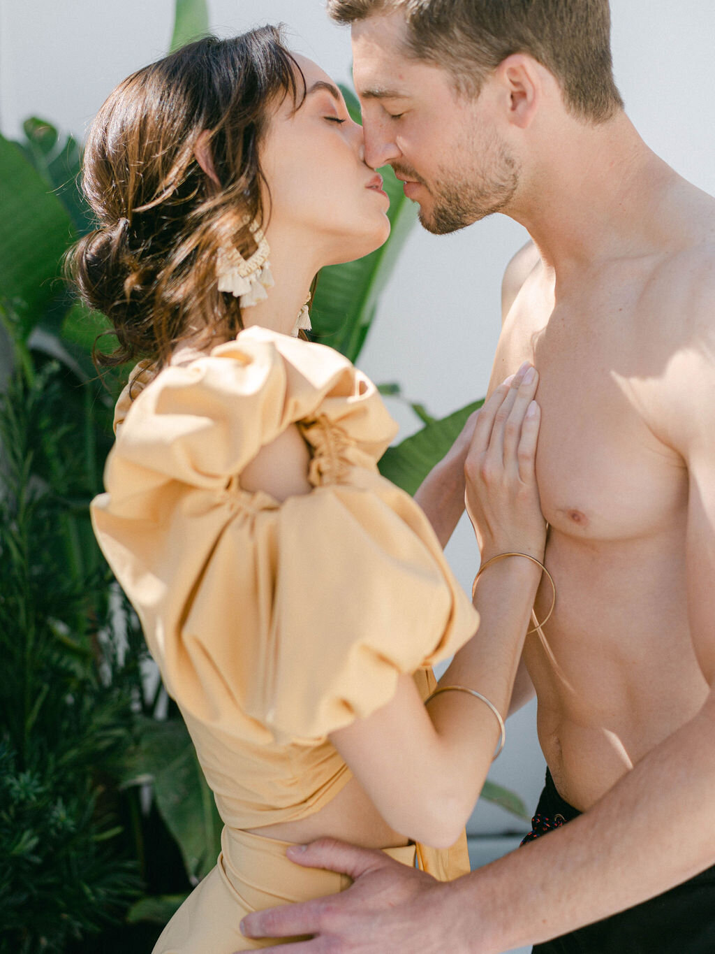 couple on honeymoon at Honeymoon at Kaiya Beach Resort in Seacrest Florida