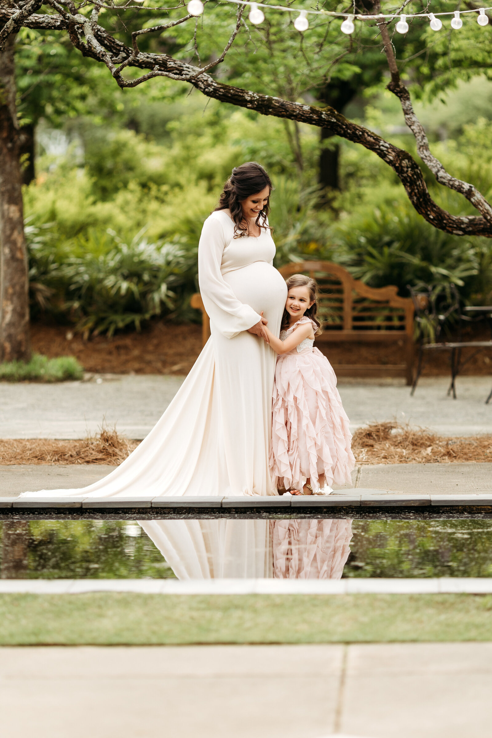 Maternity Session at the Botanical Gardens in Birmingham, AL