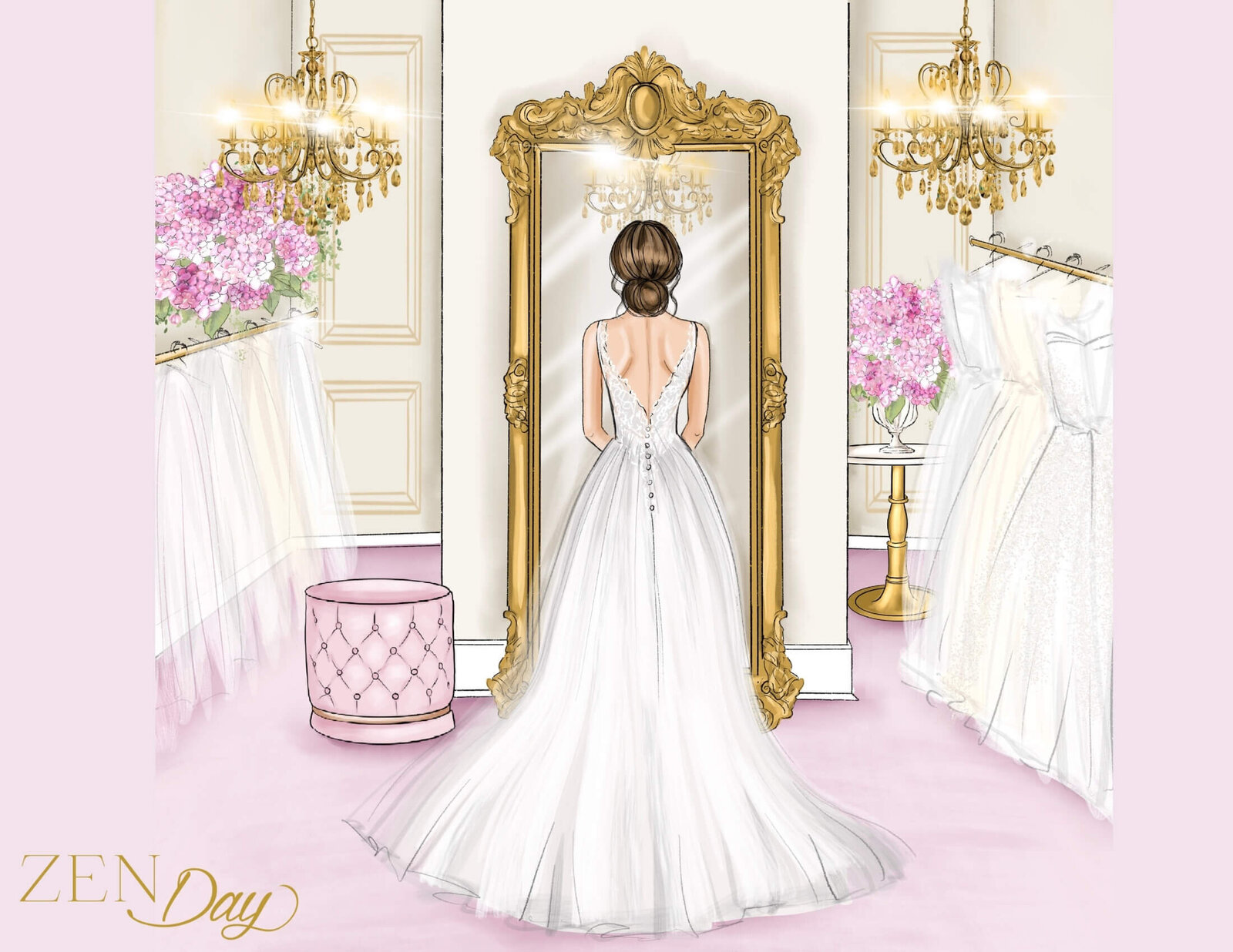 zen day brand design for wedding planner4