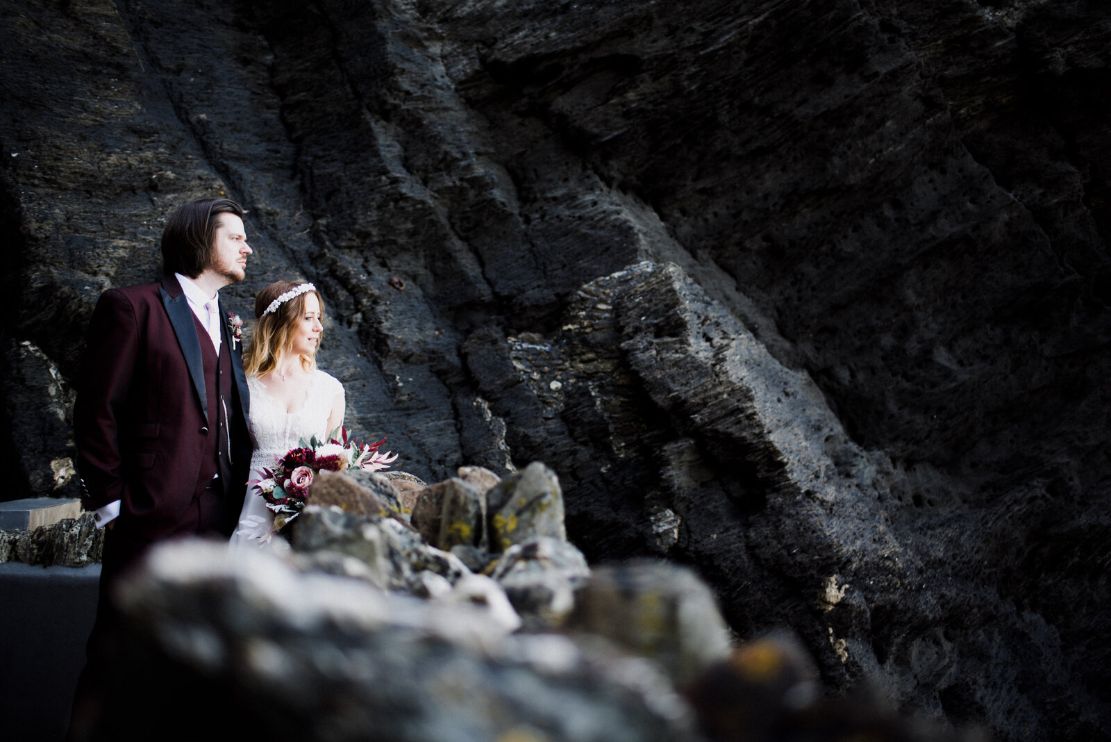 Tunnels Beaches Elopement micro intimate wedding Devon Wedding Venue Wedding Photographer Liberty Pearl Photography 41