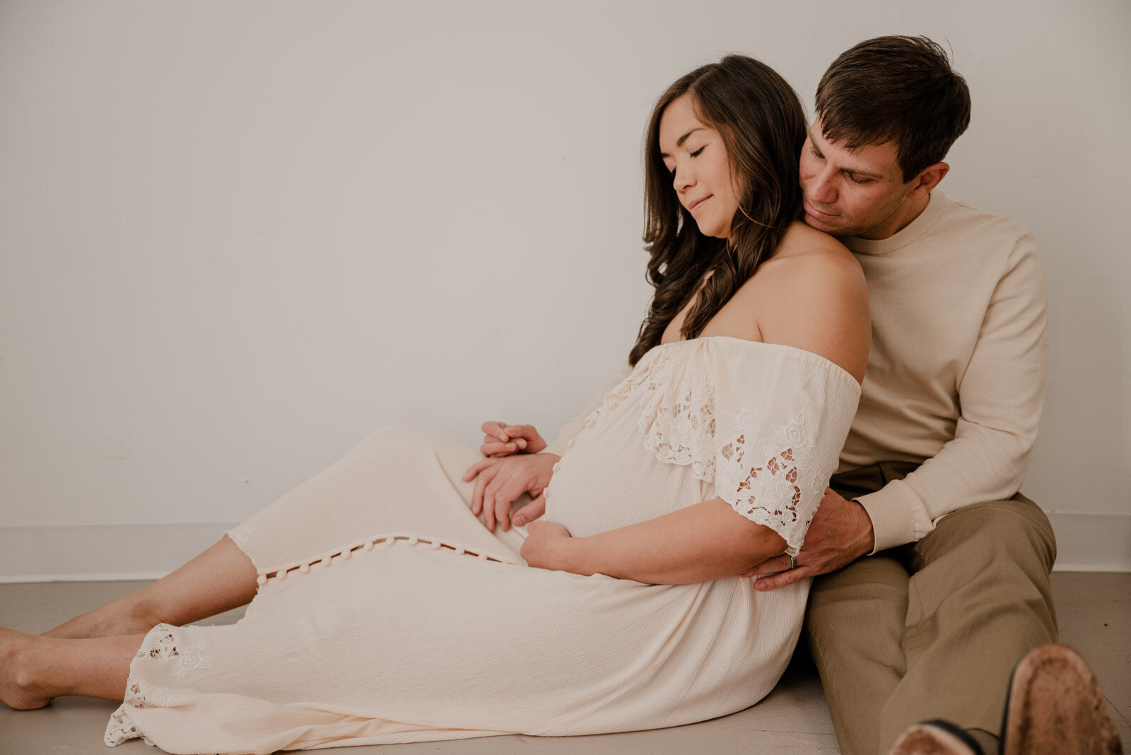 Sleeping baby during Loveland newborn session