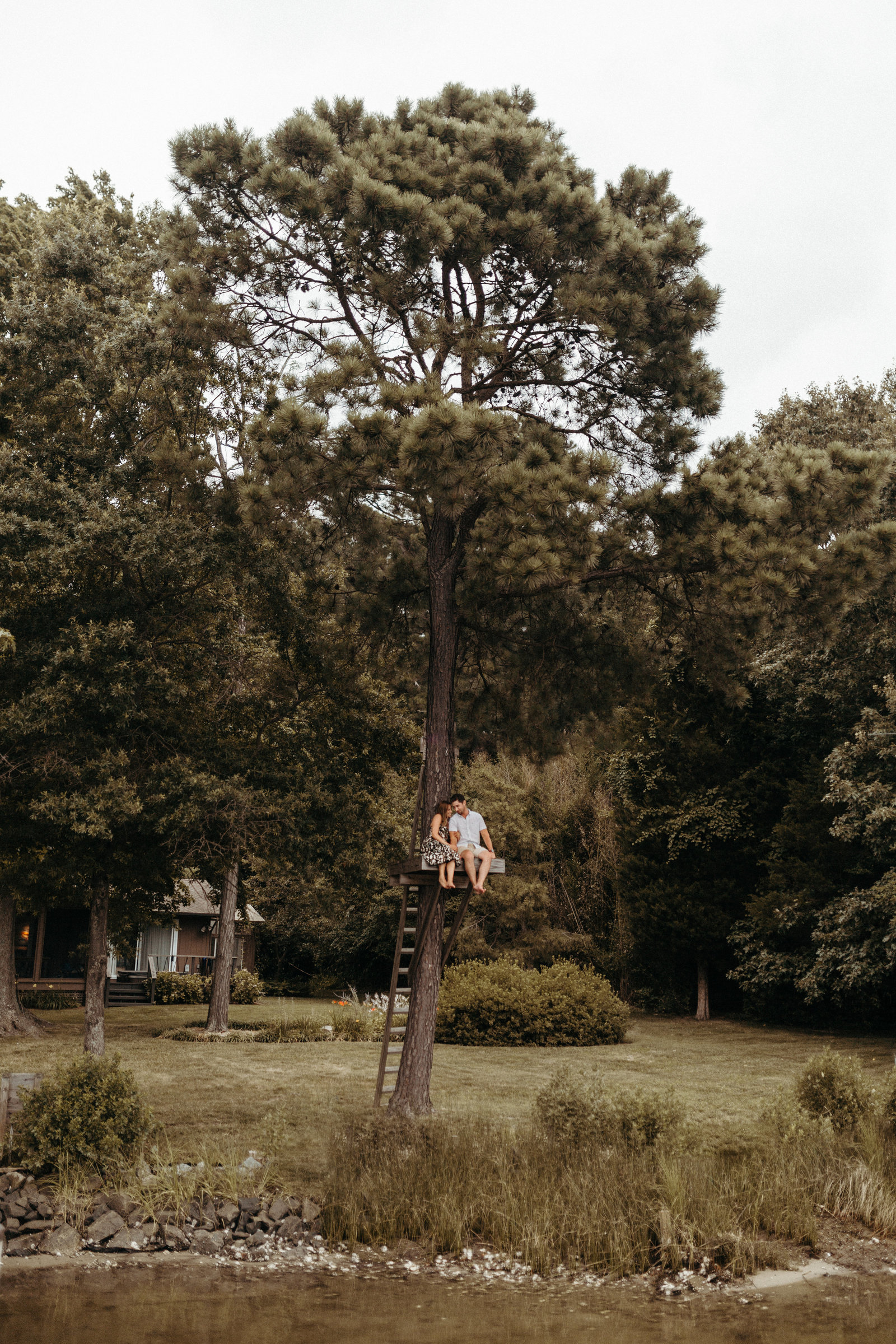 Treehouse Engagement Session In Maryland