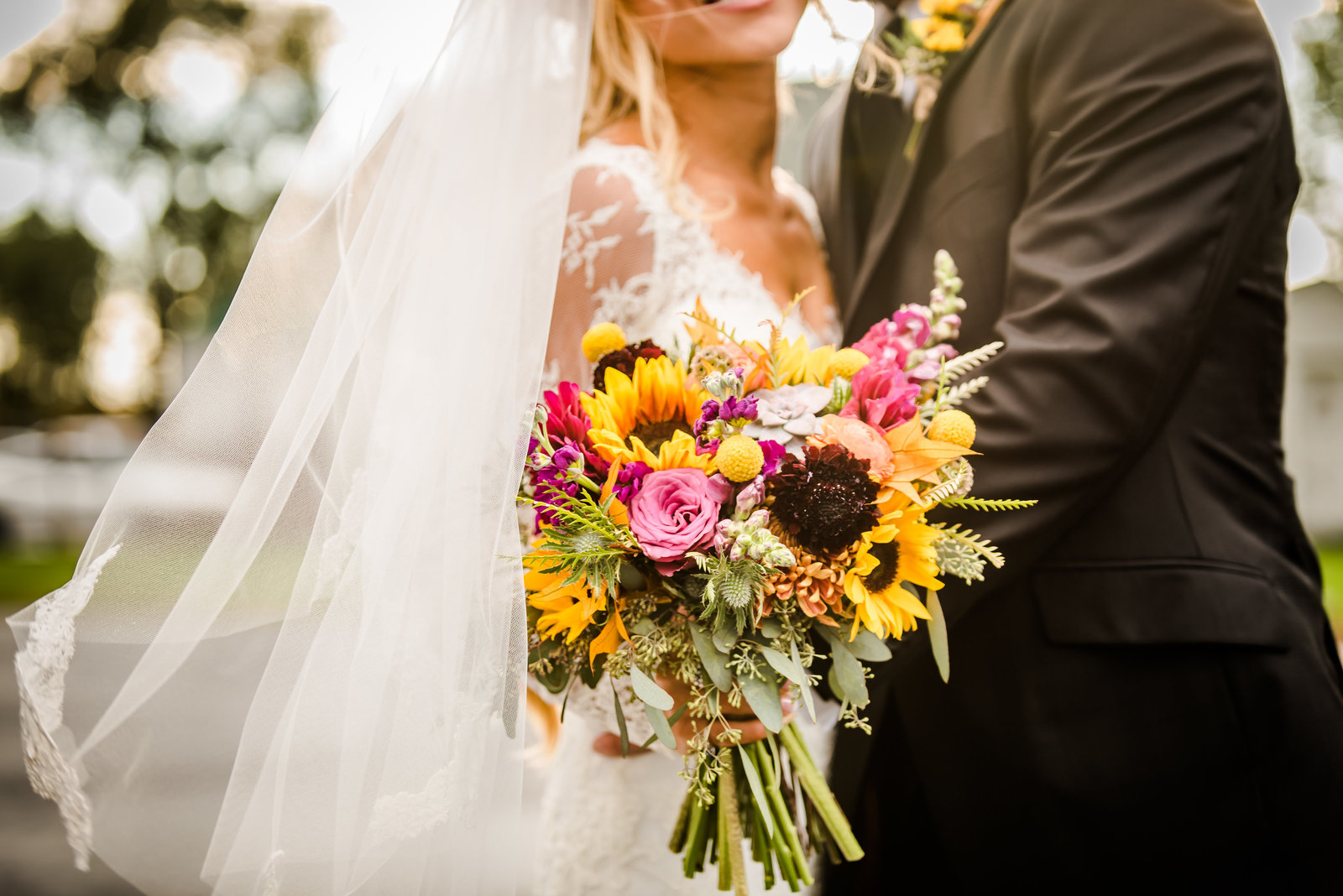 fall country wedding