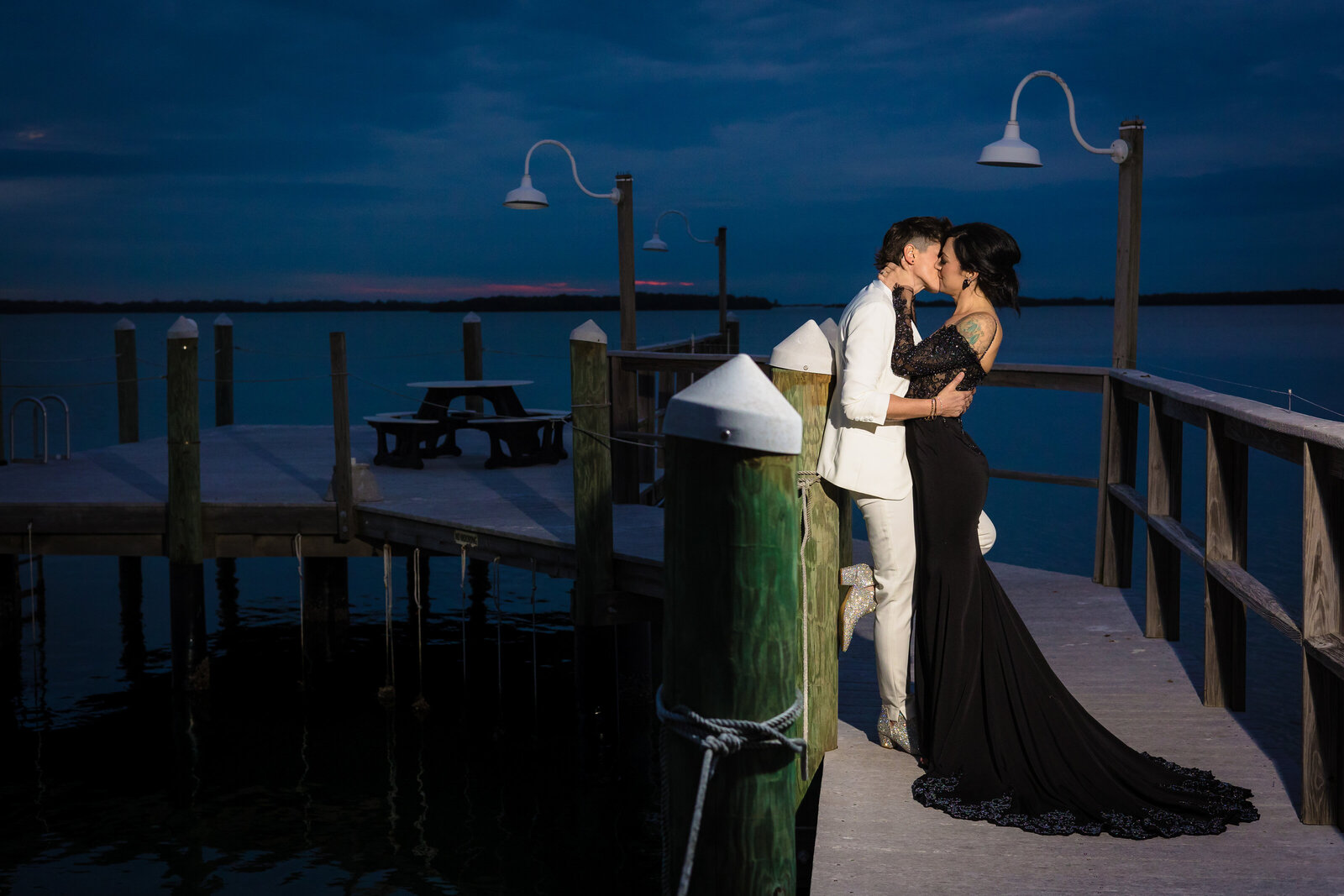 Annie + Tiff 1.21.23 Tampa Bay Watch Wedding - alt Photography - -382