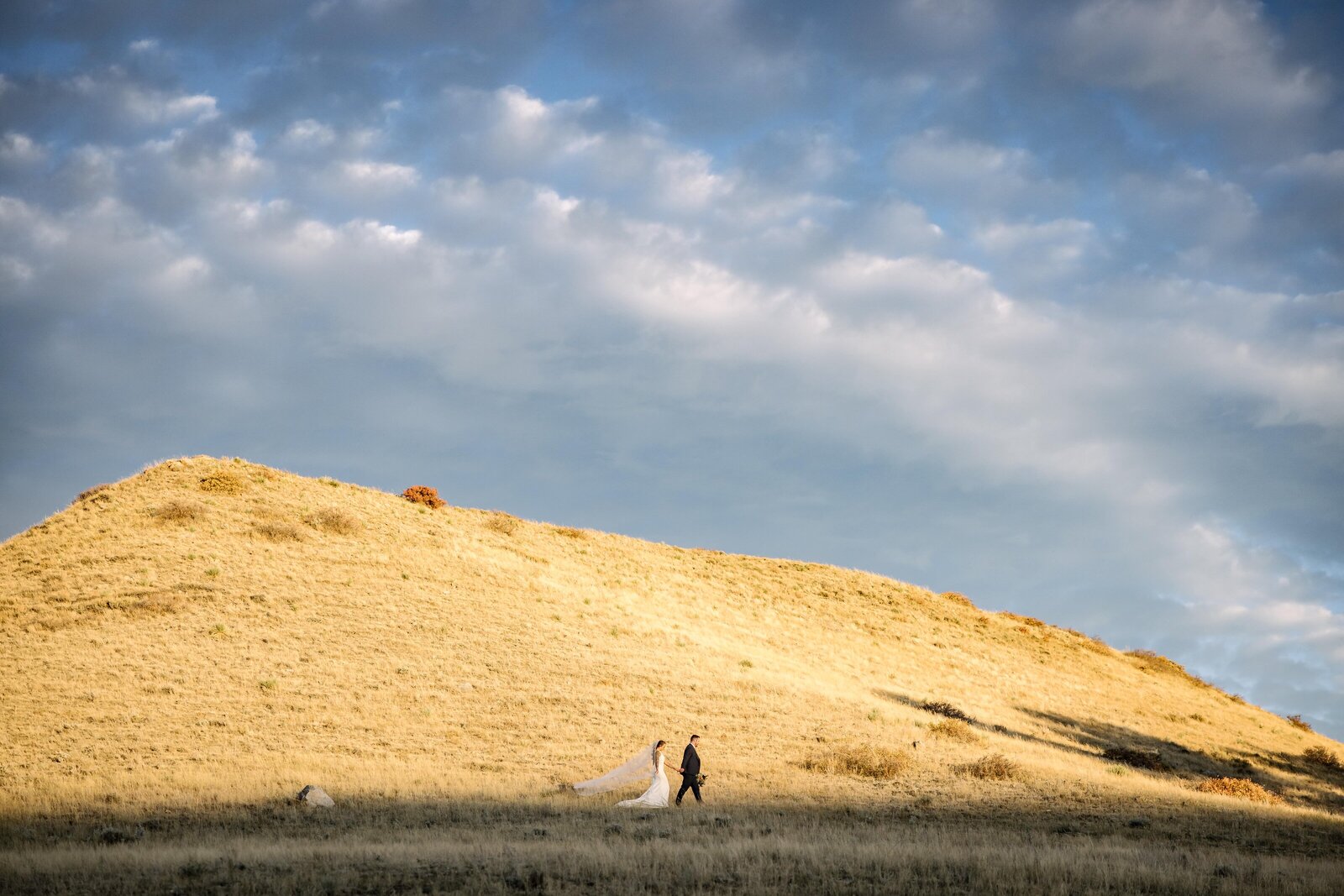 Wyoming landscape wedding  photos