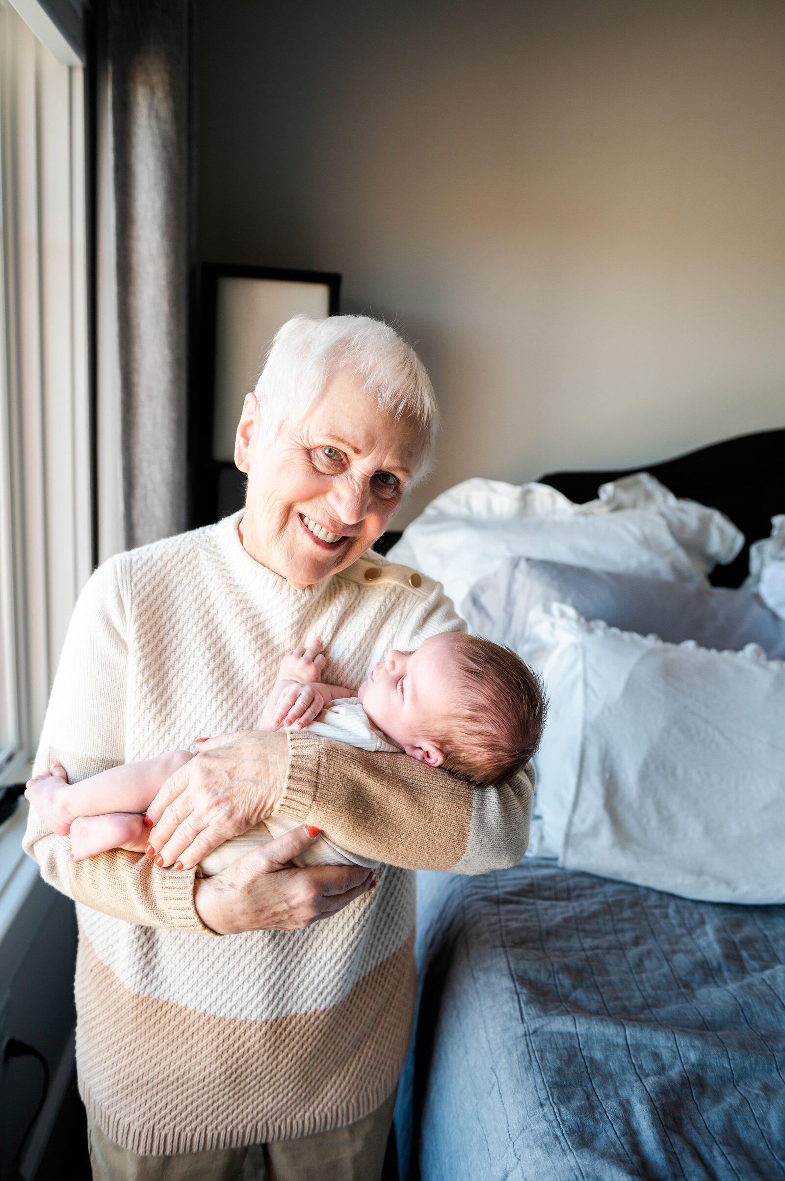 great grandmother with her great grandson