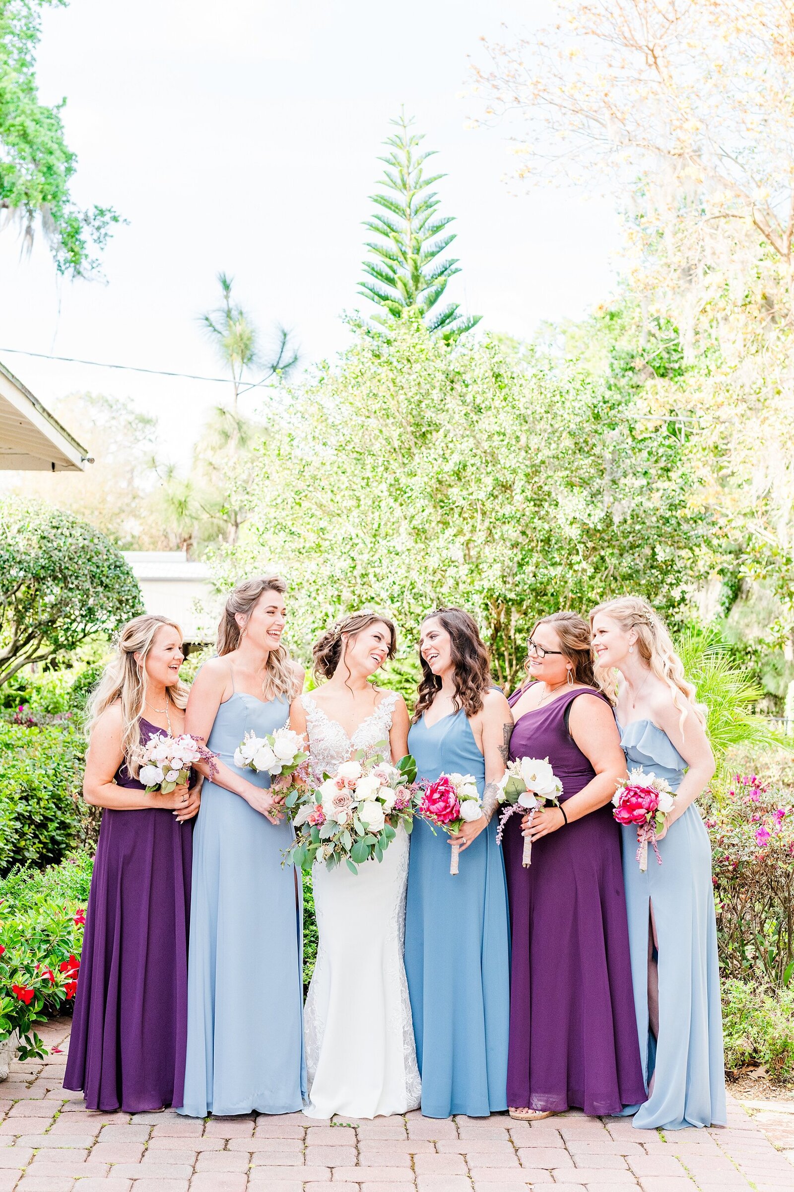 Purple bridesmaid dresses | Town Manor | Chynna Pacheco Photography