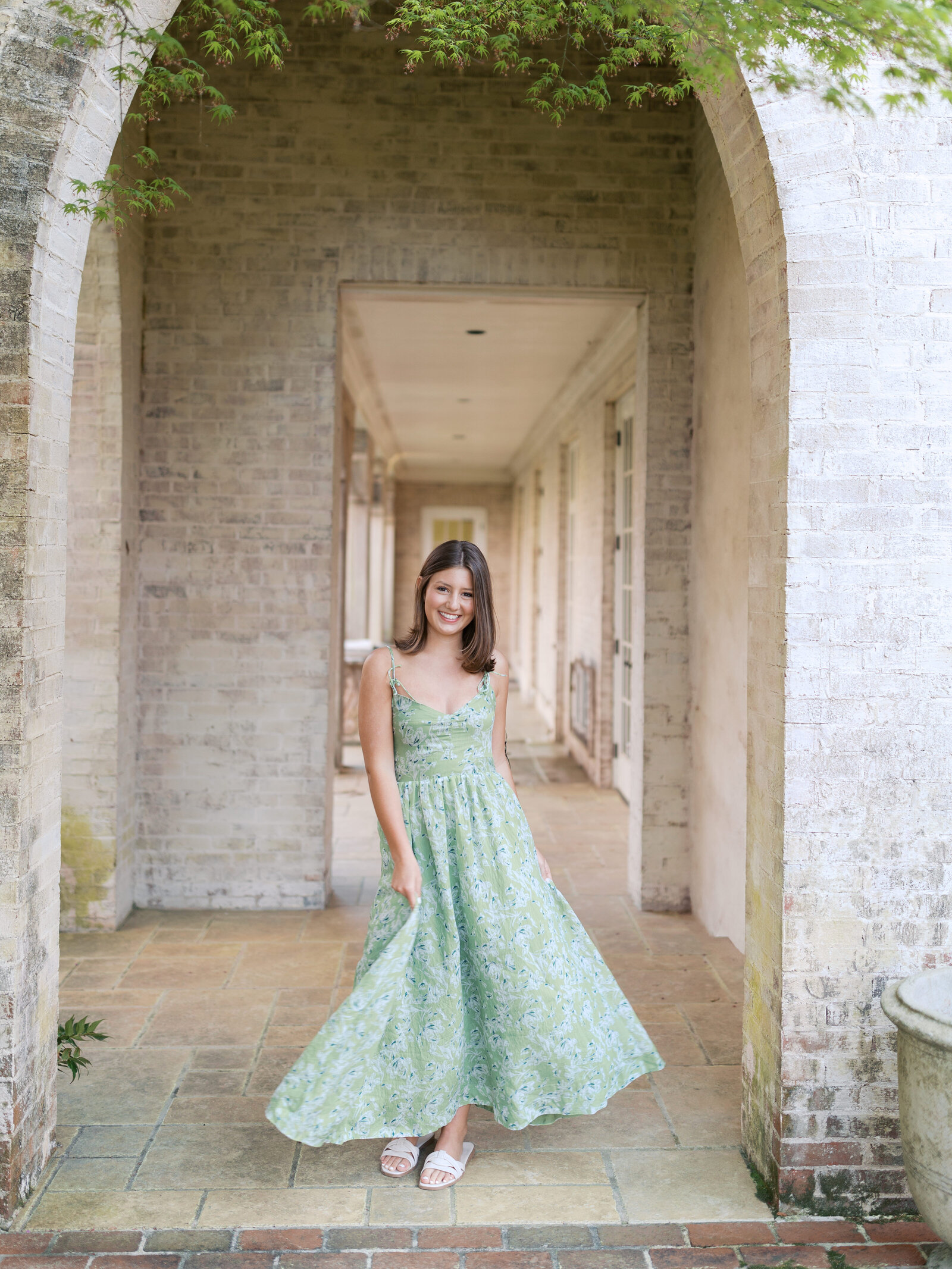 Birmingham Alabama senior photographer outdoor natural light high school portraits.