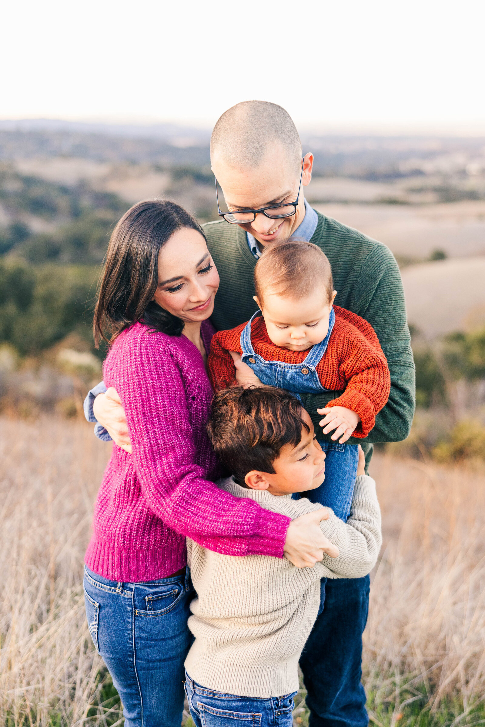 san jose sunset family session