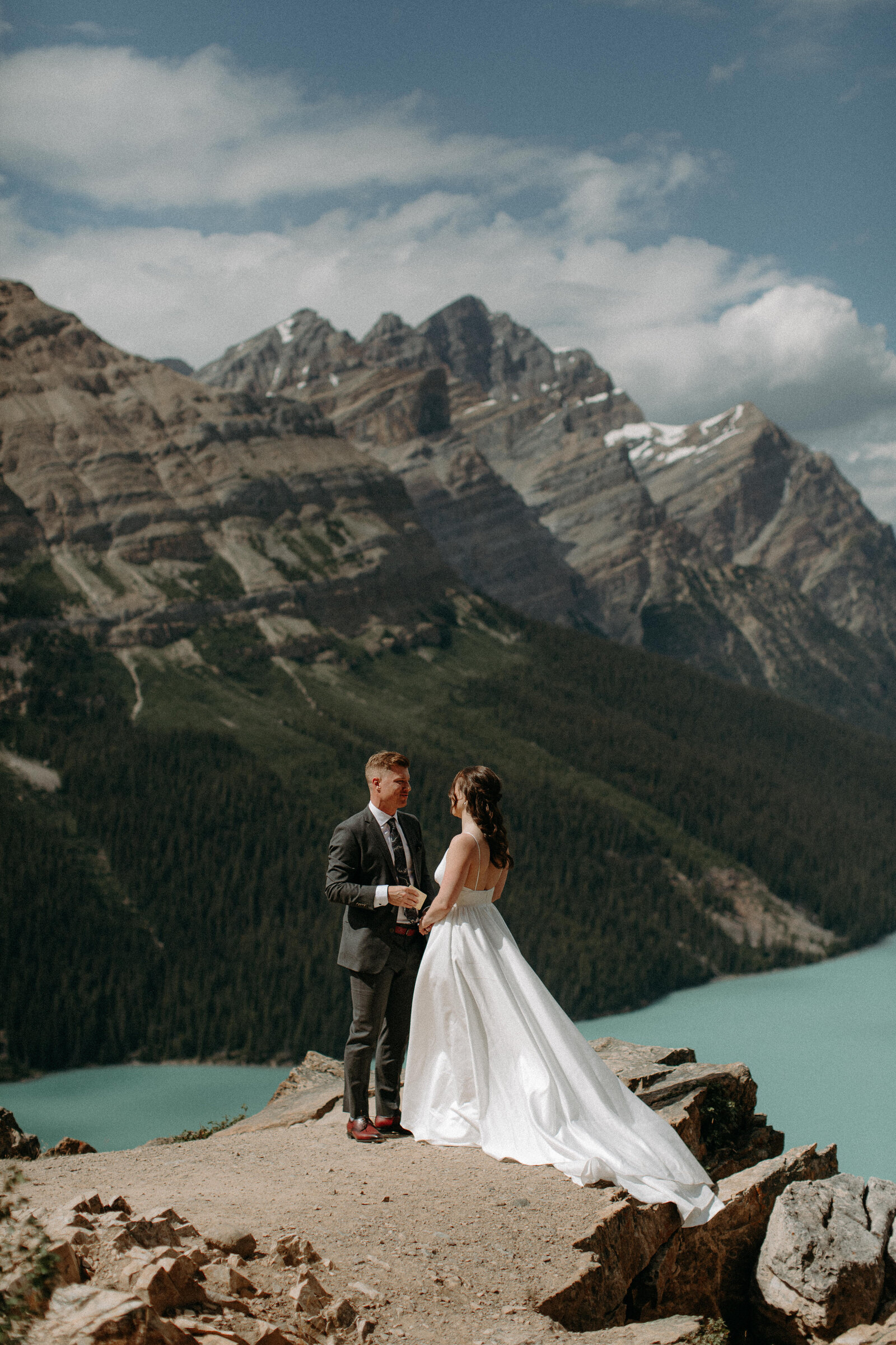 wedding in rocky mountains