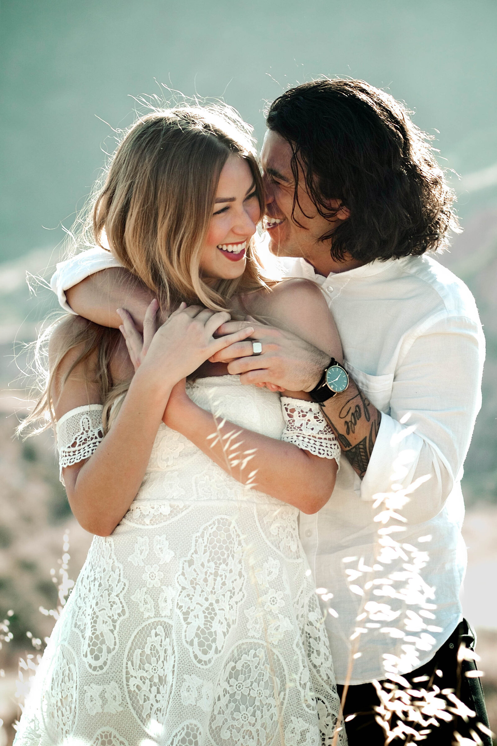 Moody couple featuring a watch brand in Southern California commercial lifestyle fashion photographer.
