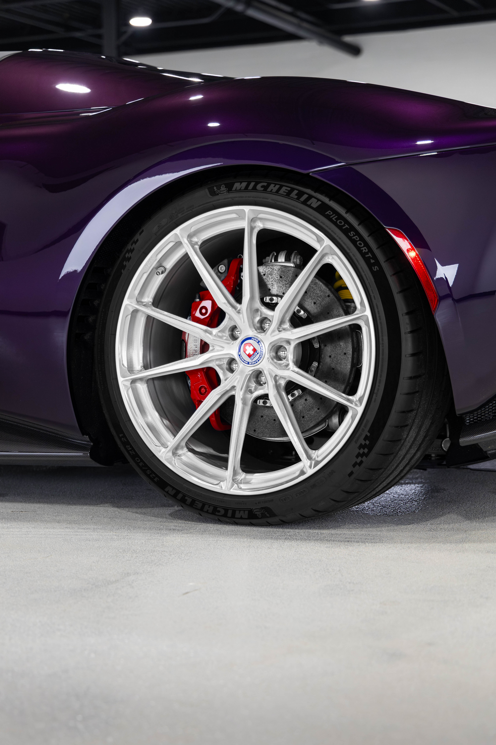 Purple Ferrari 296 GTS New Car Paint Correction Ceramic Coating Wet Sanding Toronto Markham Le Mans Detailing 5