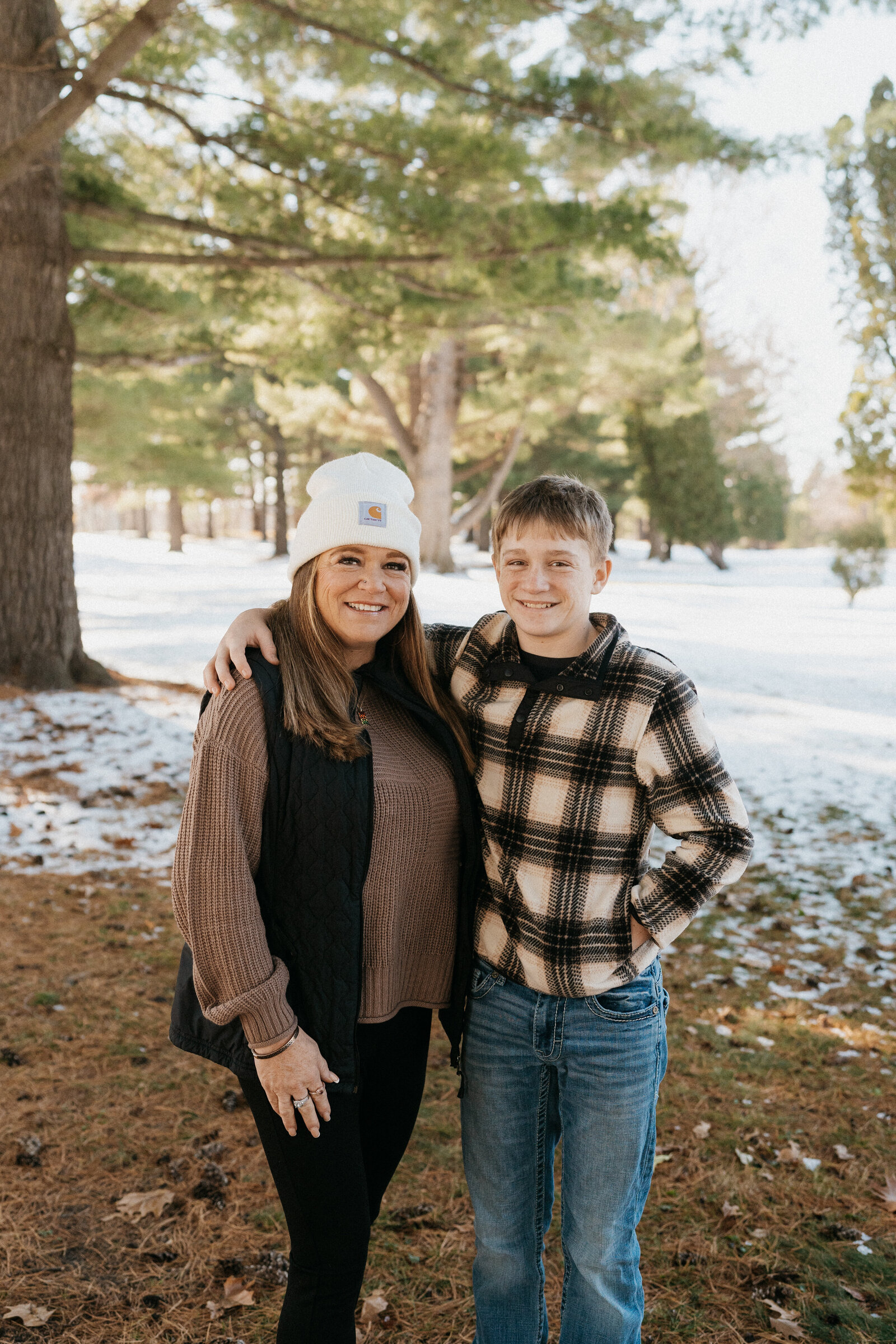 Iowa Family Photos Winter Christmas Card-16