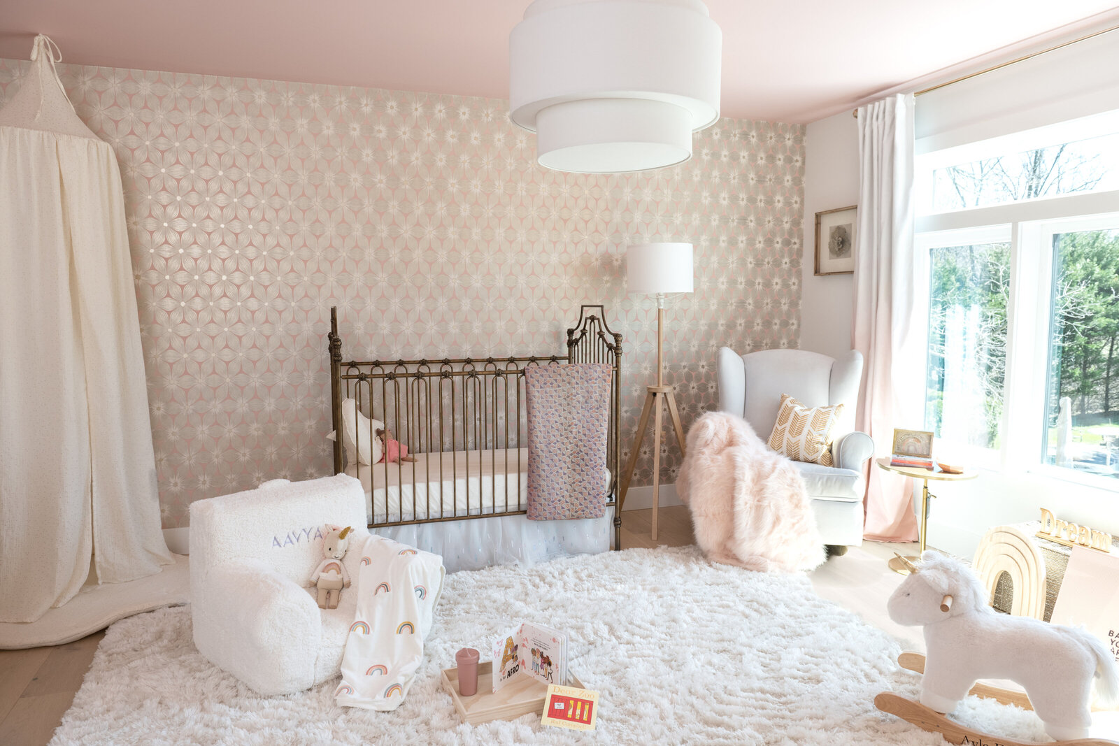 Boho Glam Nursery | Nursery Design | Interior Design