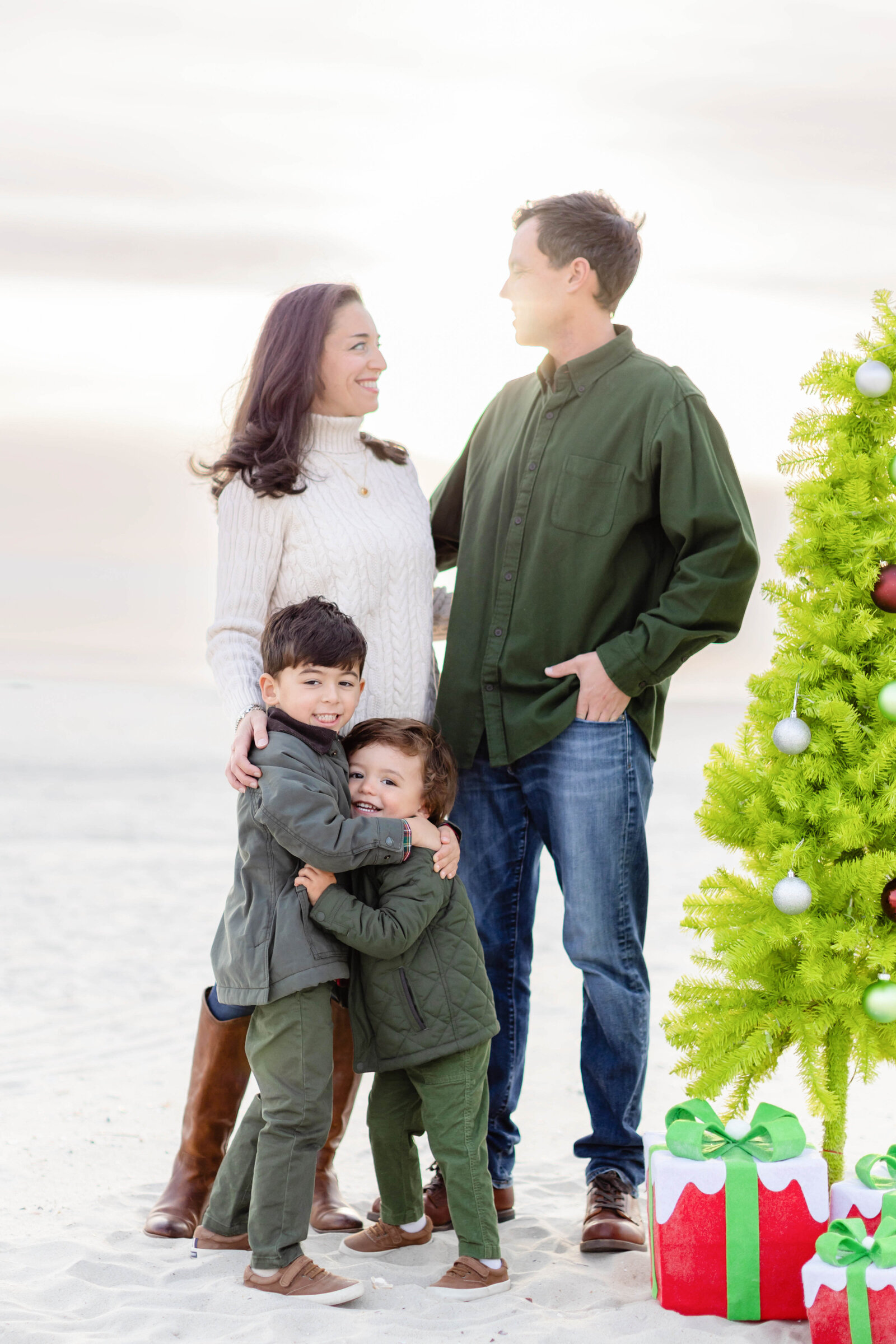 CHRISTMAS PHOTOSHOOT AT BEACH