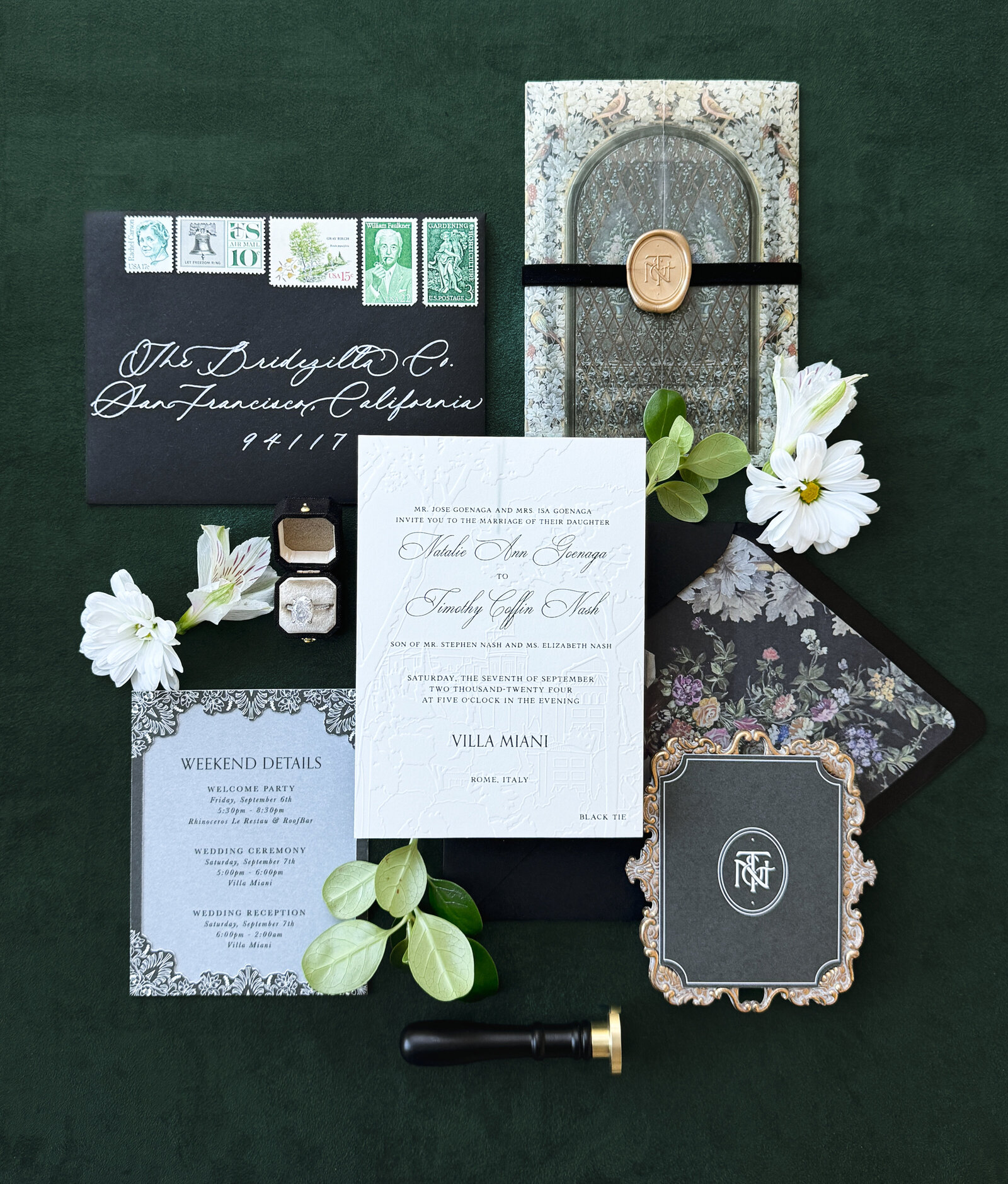 Natalie + Tim Flat Lay 1