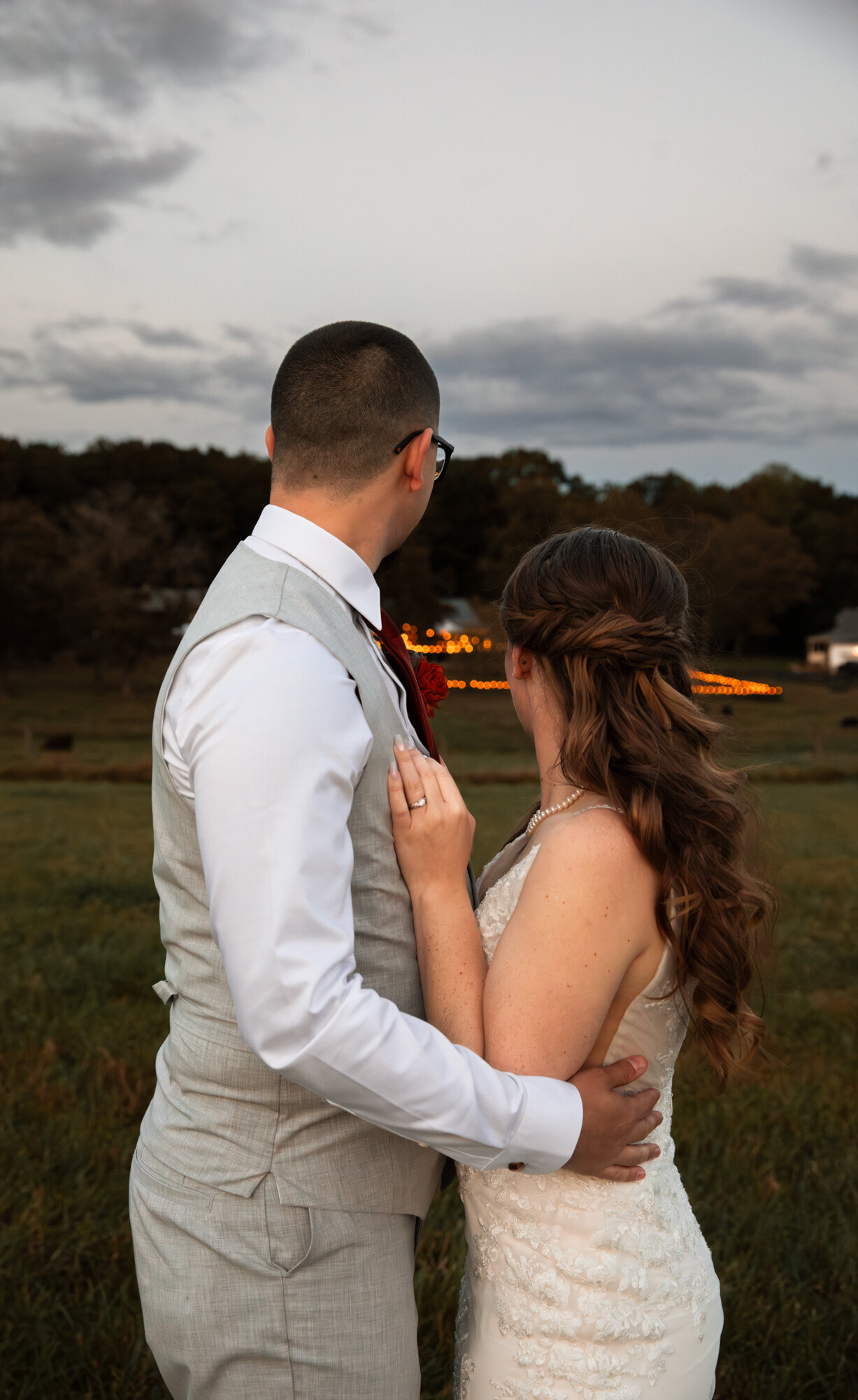 bride and groom portrait