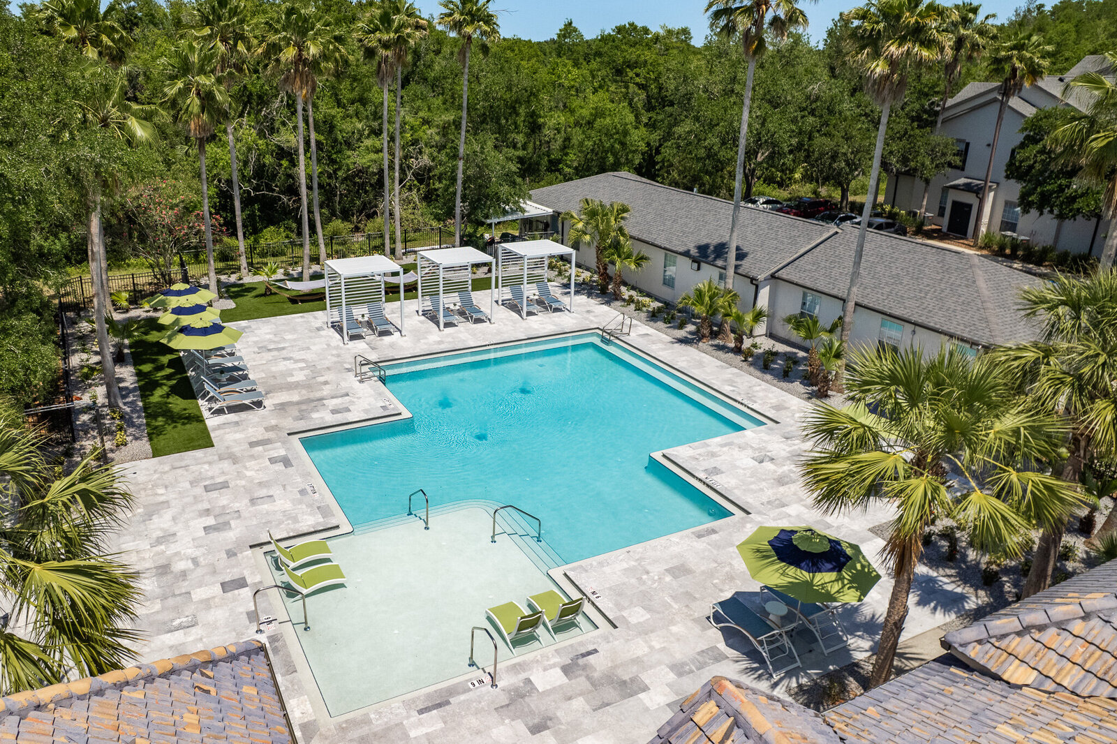 Pool and Pool House Design by Gracious Home Interiors of Waxhaw NC