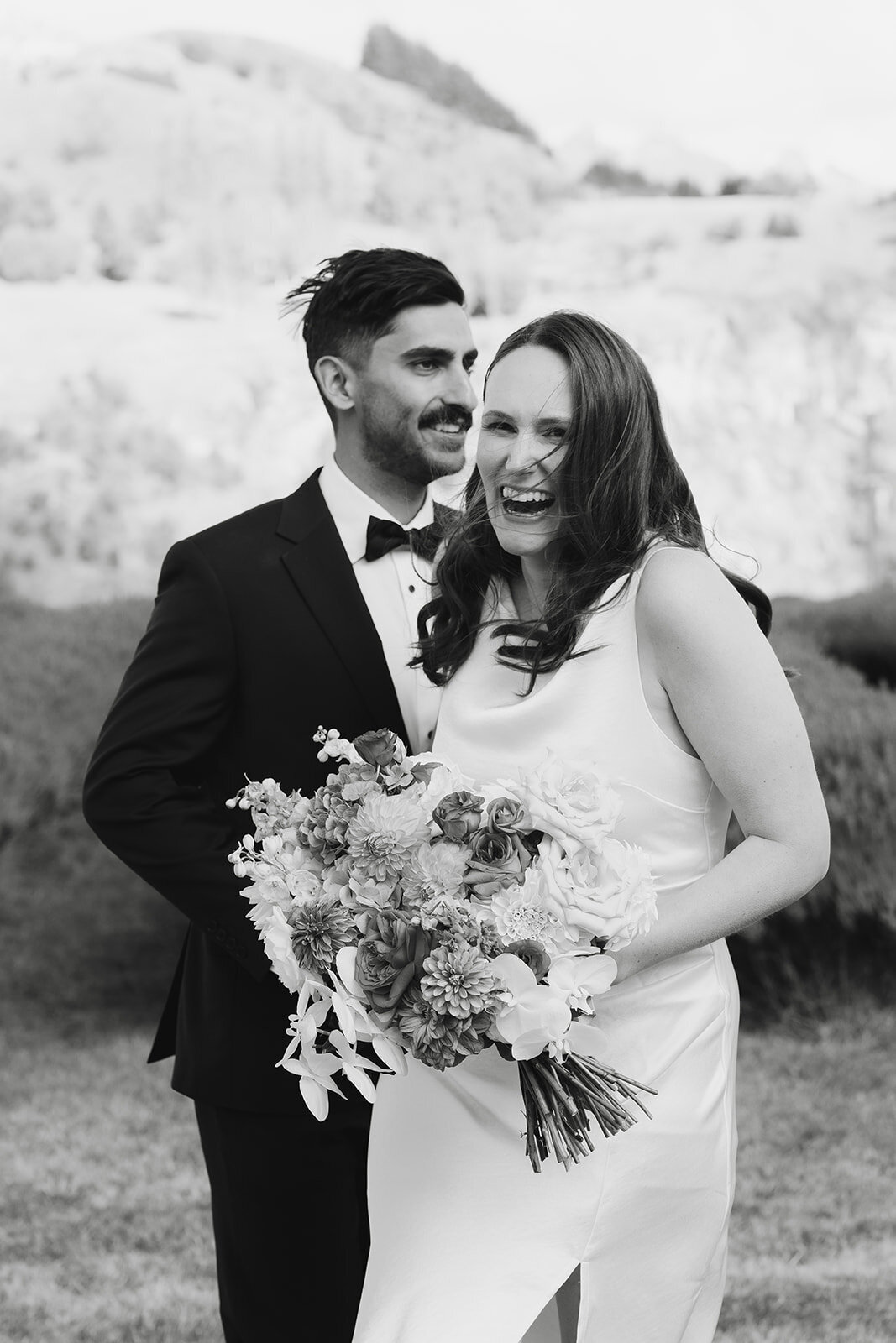 Wedding at Ben Lomond Lavender Farm