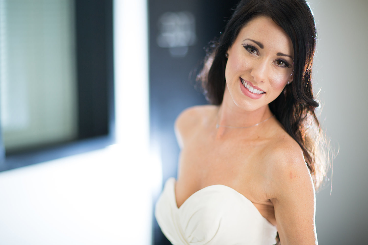 Bridal portrait before her wedding ceremony