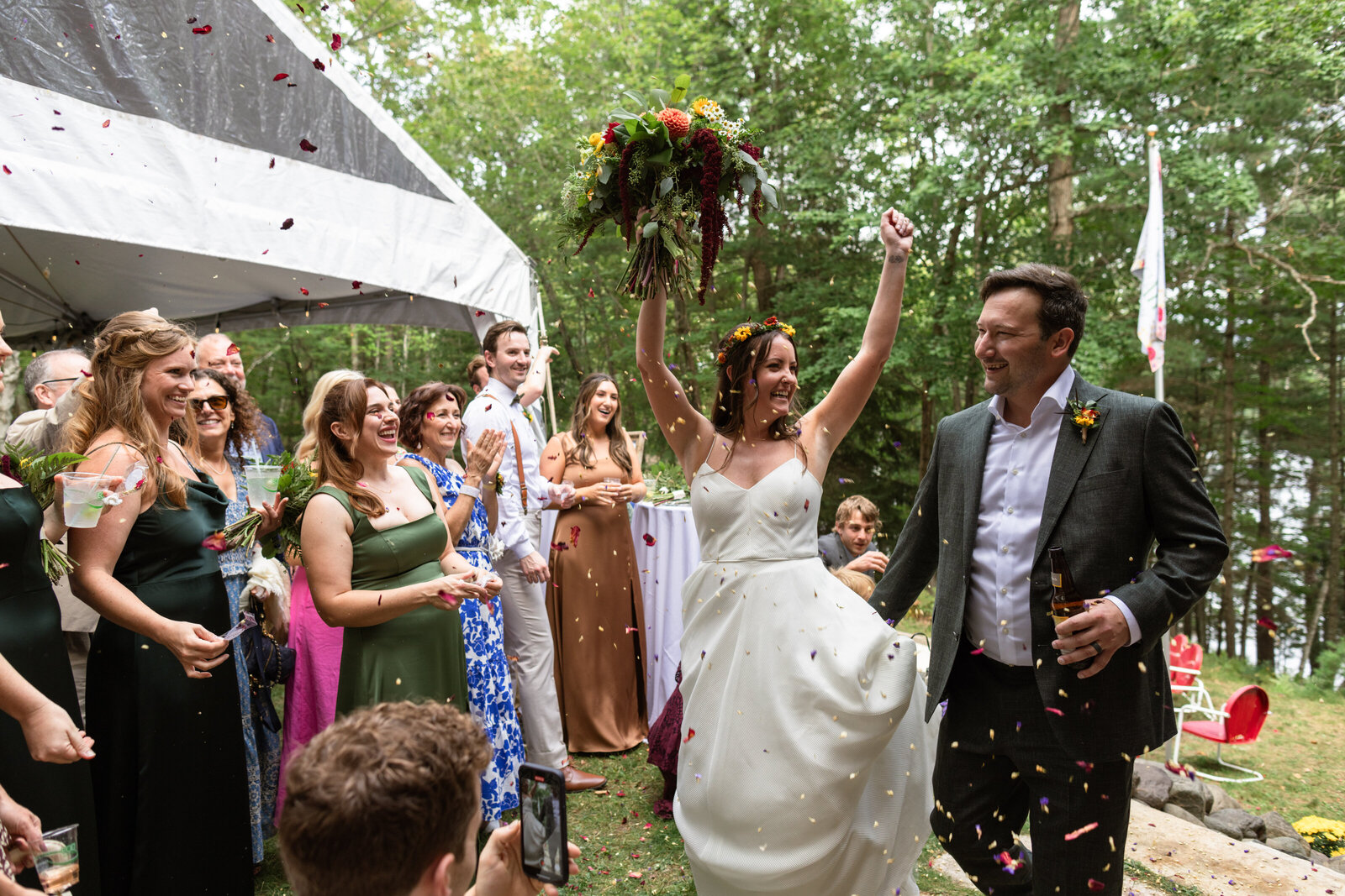 Intimate Private Wedding in Northern WI
