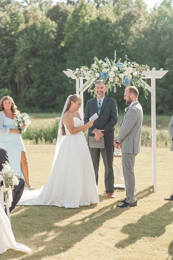 Ceremony-vows-Bride-Groom-Arbor-The-Legacy-At-Willow-Pond
