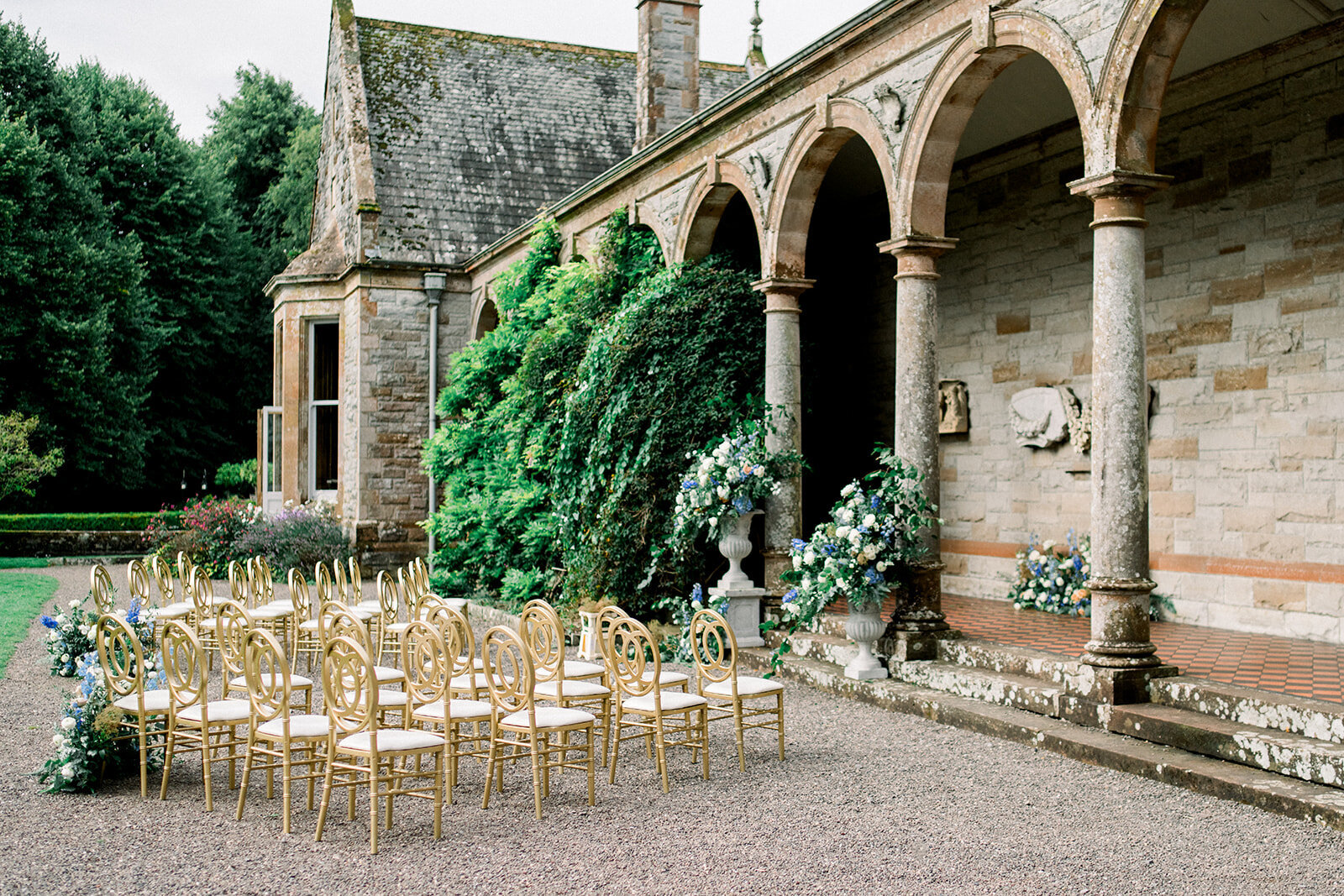 Elegant Wedding Ceremony at Castle Leslie, Ireland