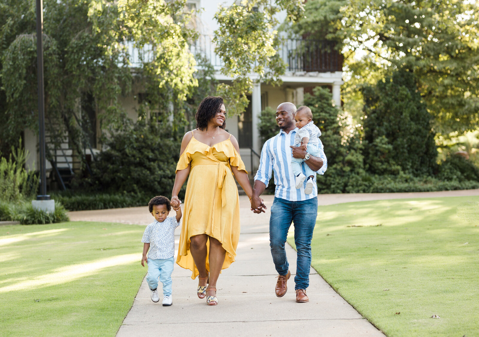 Black family photography in NC