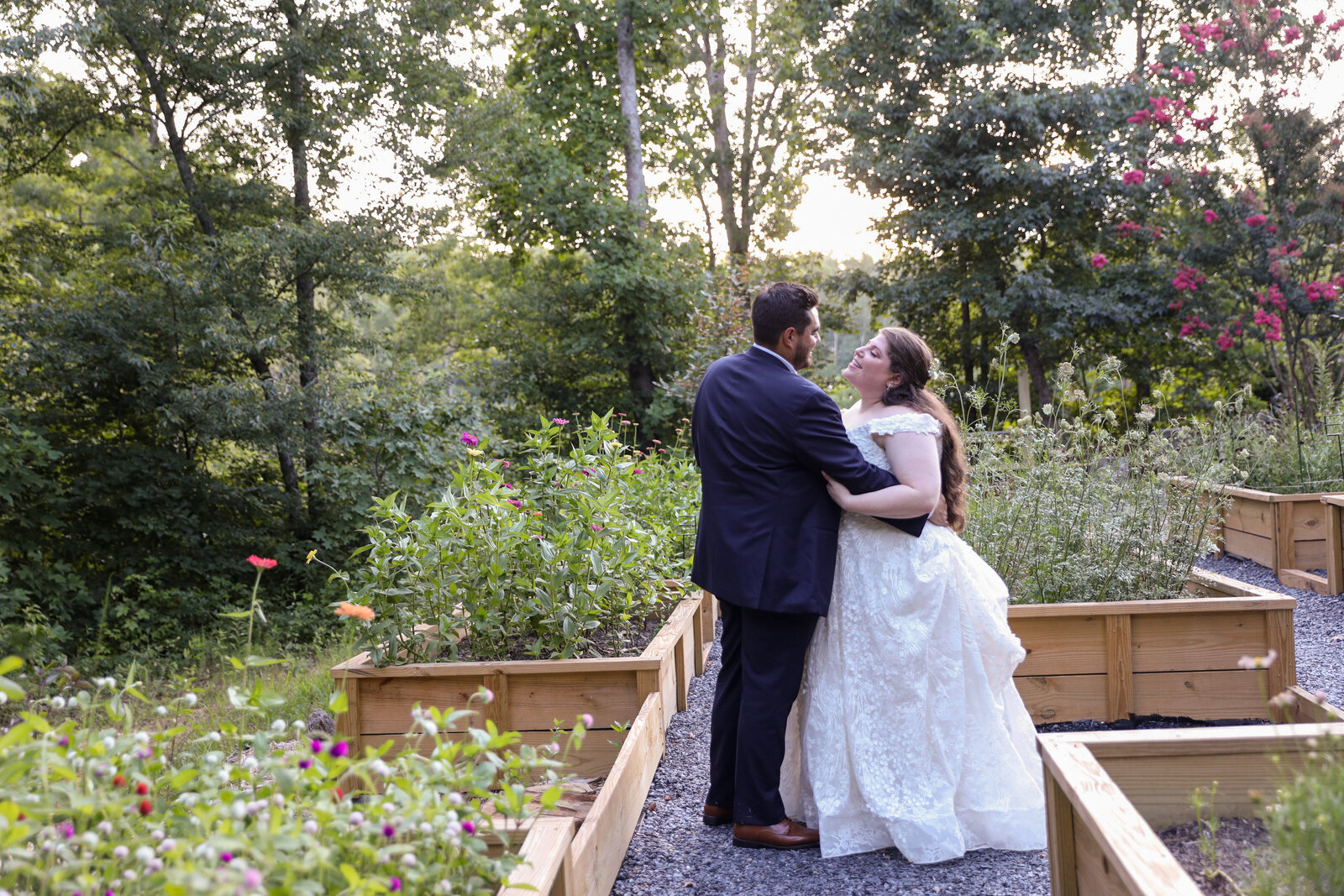 spring in the cut flower garden perfect for elopement packages