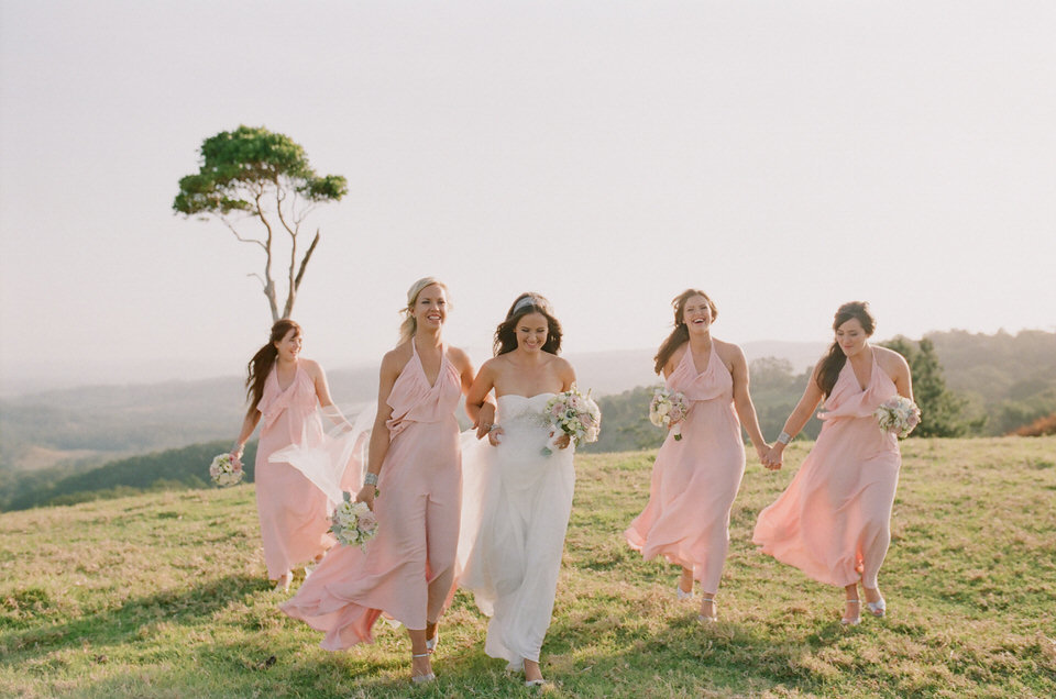 Bridesmaids at One tree Hill