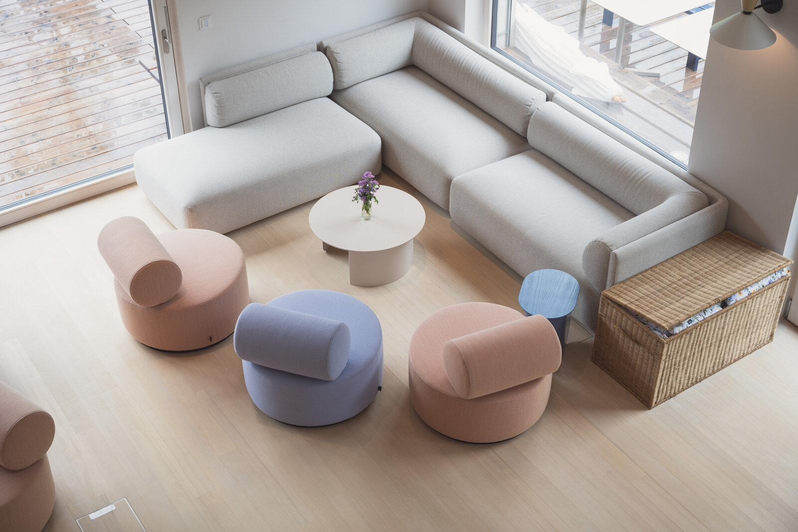 the campus alps lounge area