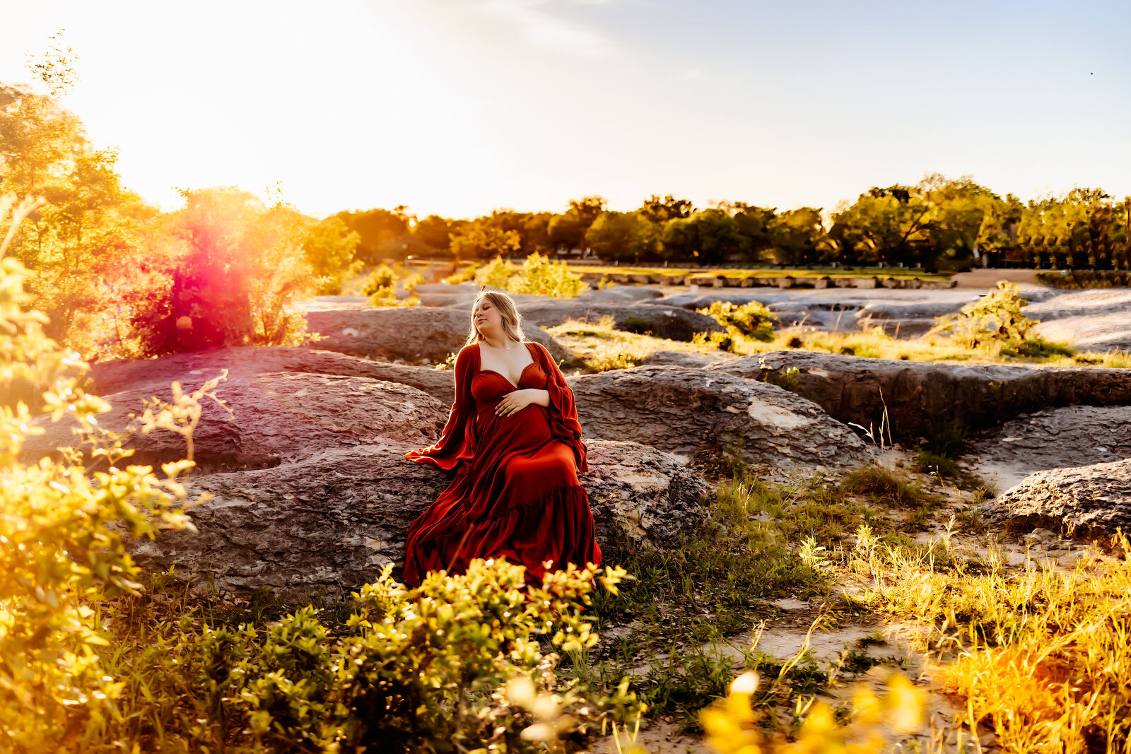 Maternity Session in Burleson, Texas | Burleson, Texas Family and Newborn Photographer