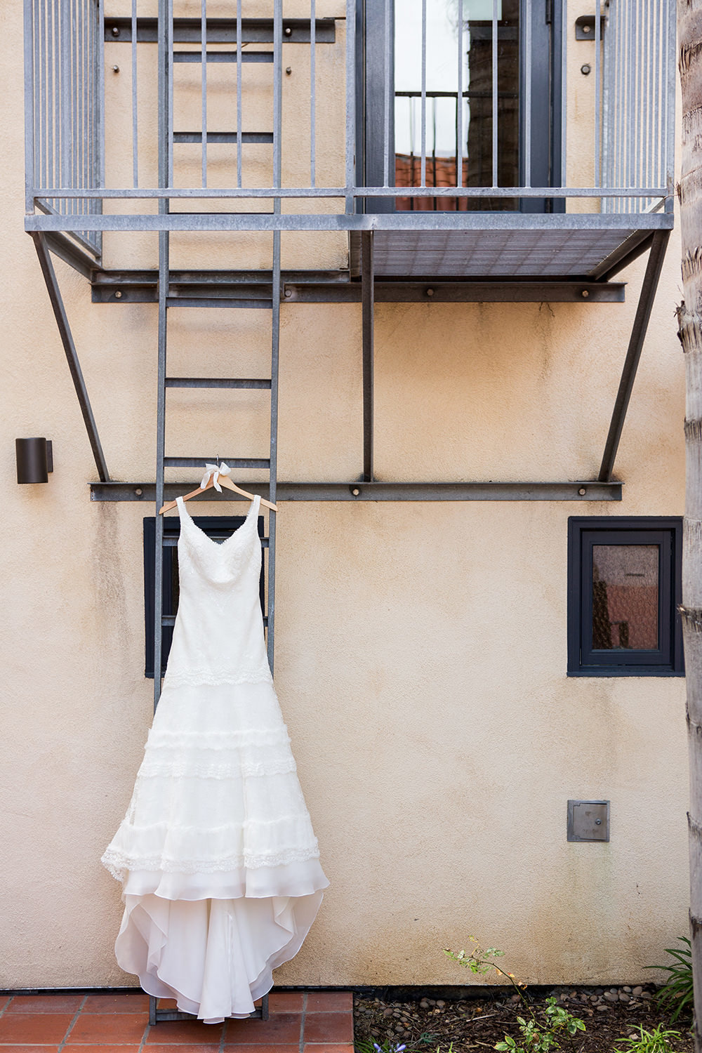 dress hanging at luce loft