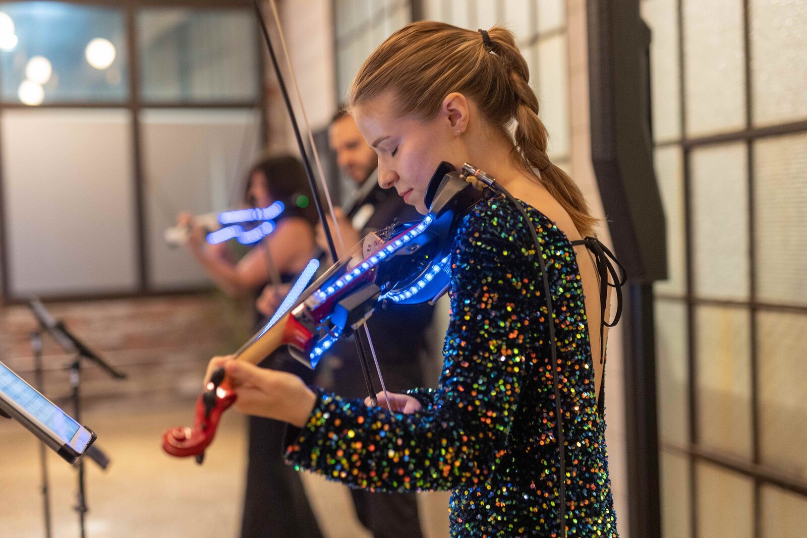 Violin musician of Elegance Quartet