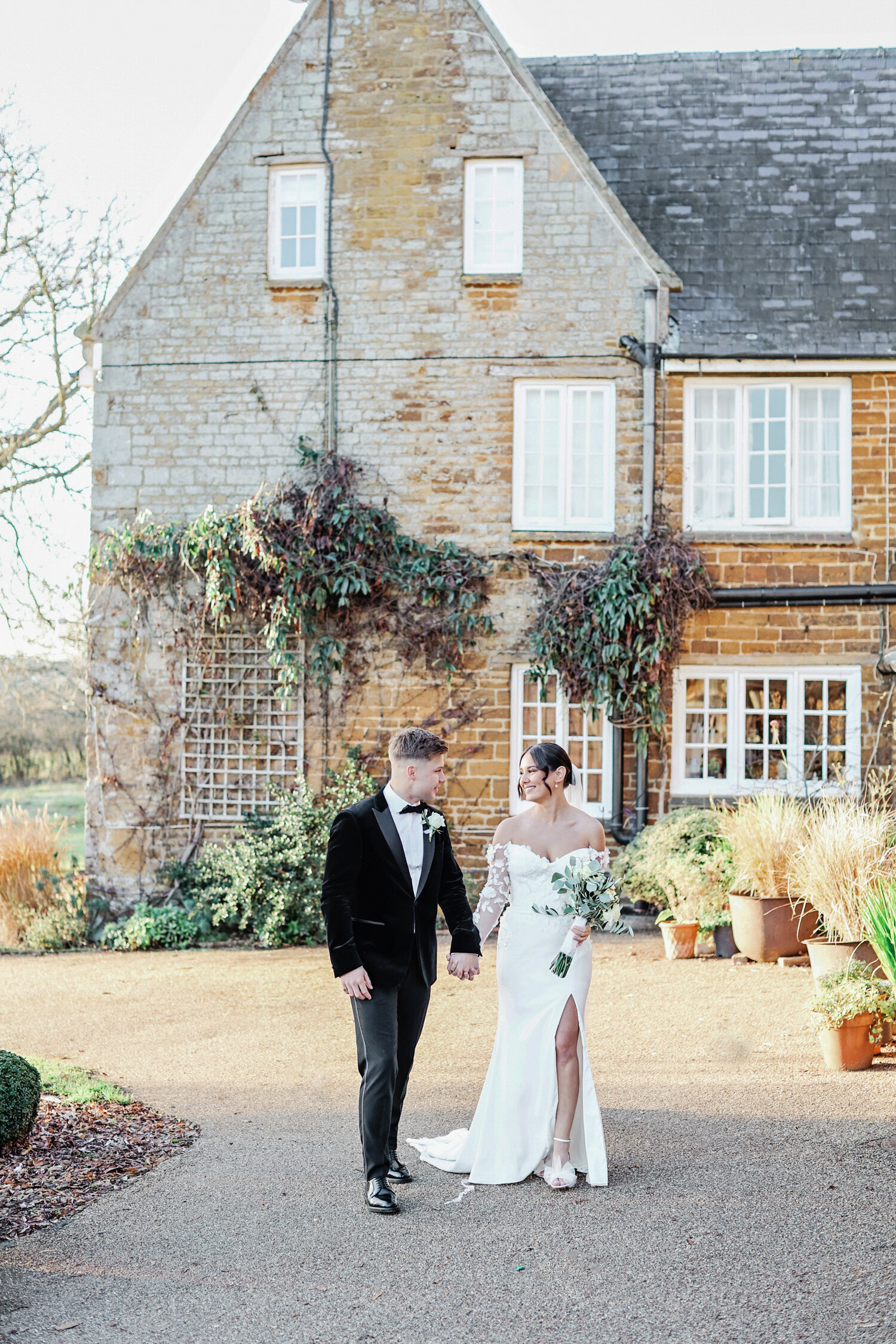 Crockwell-Farm-bride-and-groom-walking