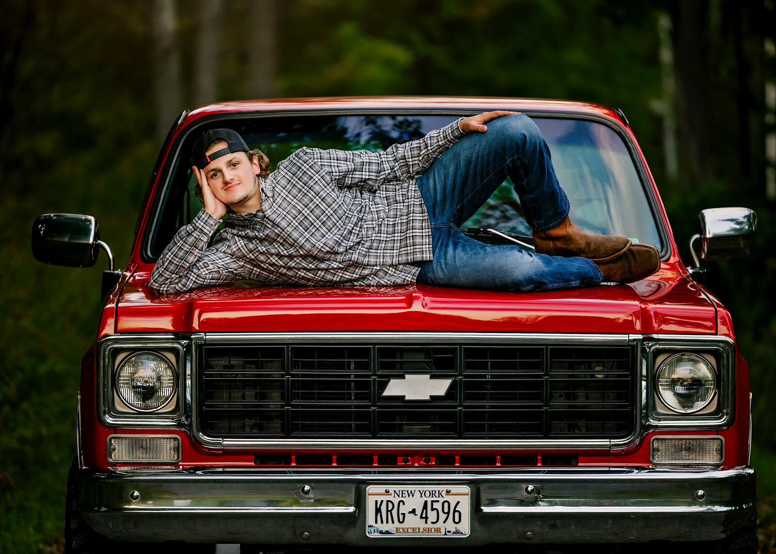 boy on truck