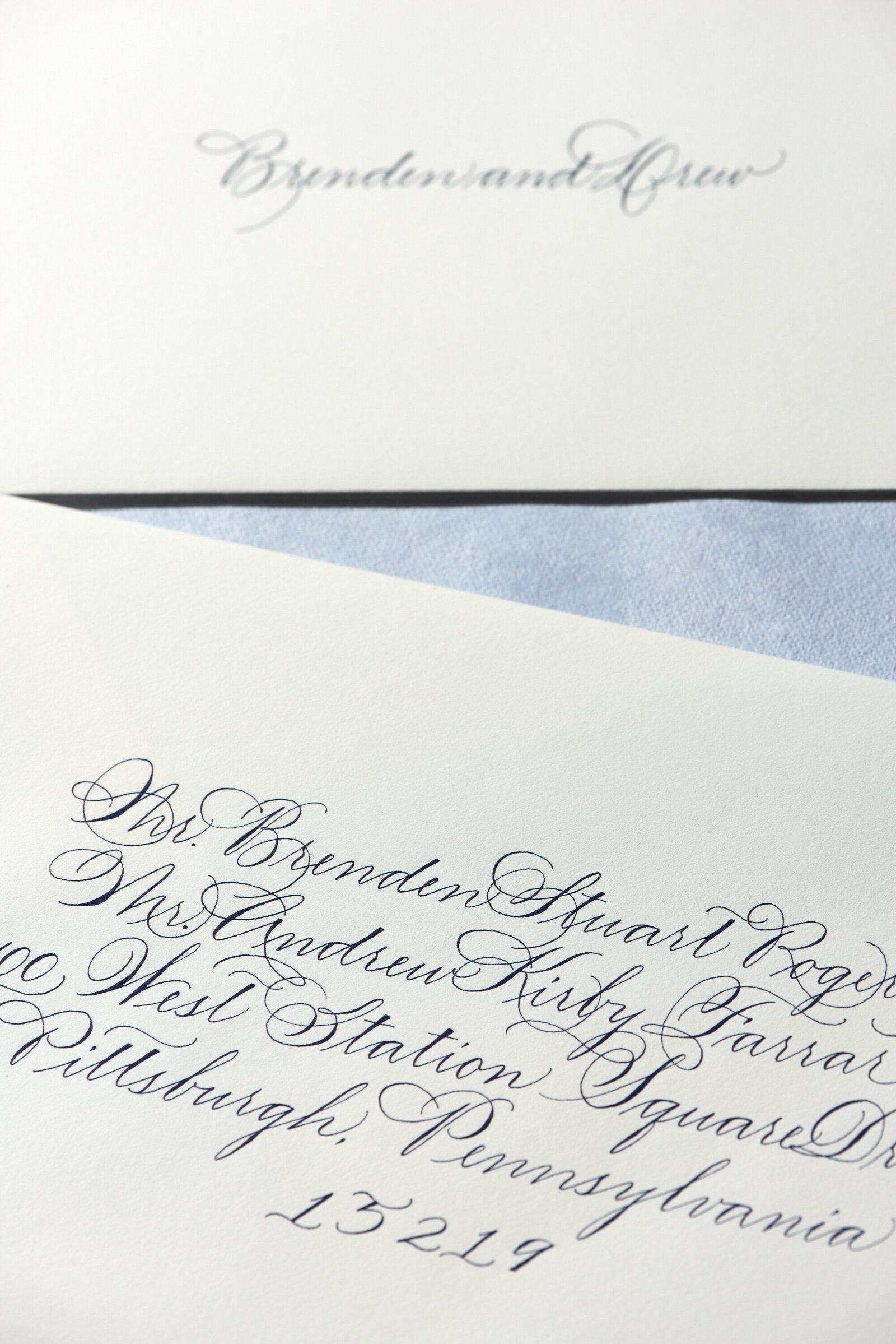 LowcountryPaperCo_Brenden&Drew_DoubleEnvelopeCalligraphy