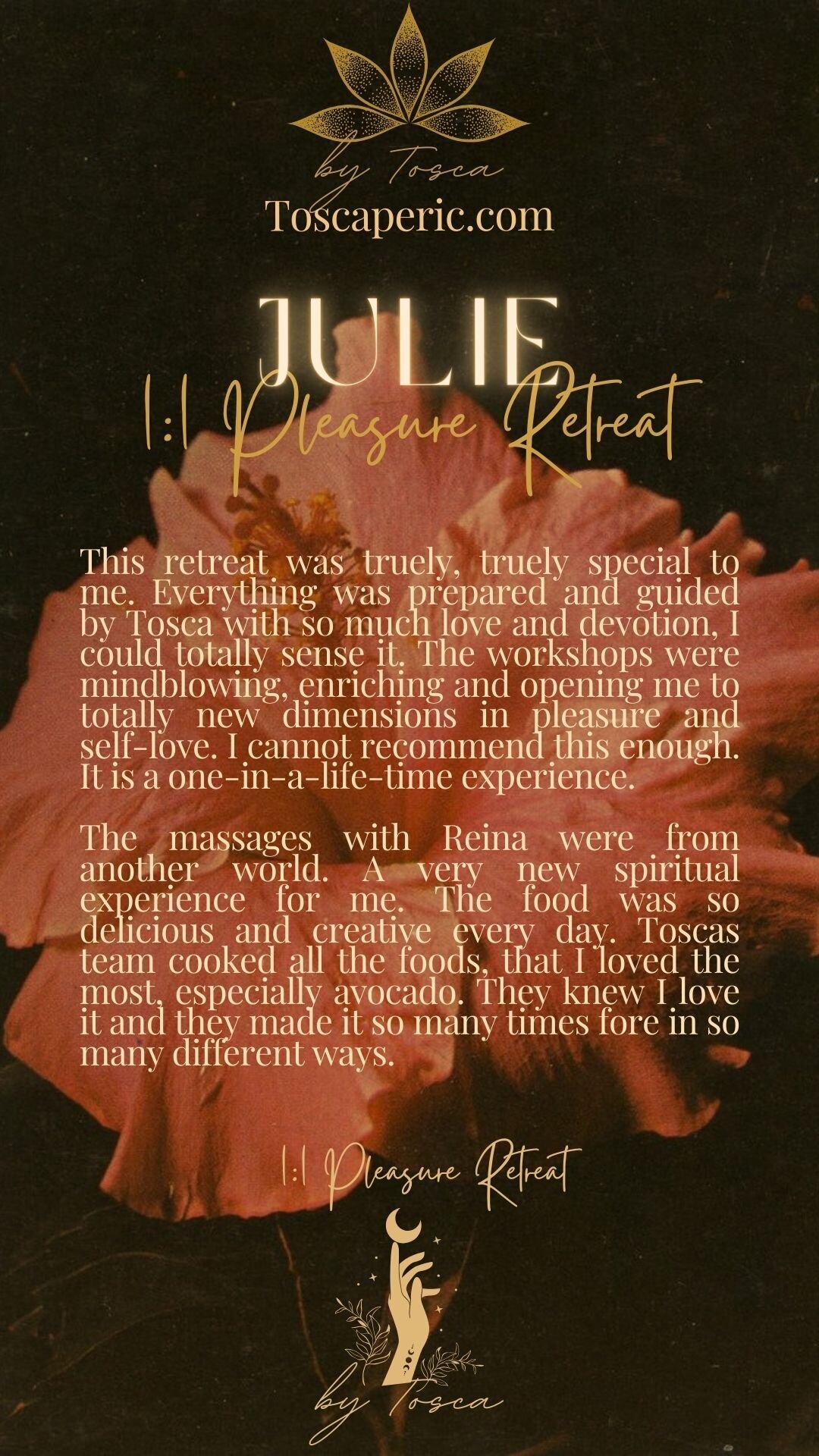 Feminine Embodiment Retreats Feminine energy retreats self-love mentorship feminine leadership mentorship Tosca Peric Retreats Tosca Retreats