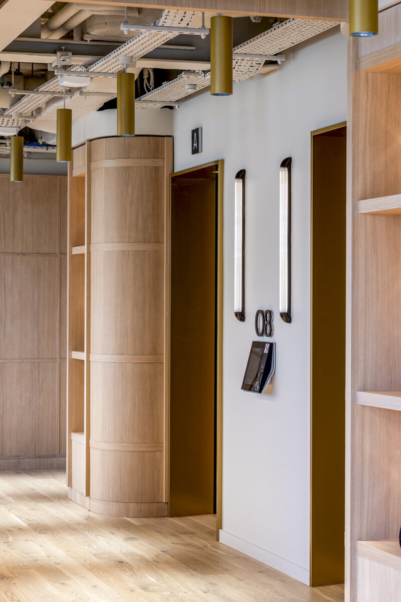 Workspace case study – commercial interiors photographed for design and build project.