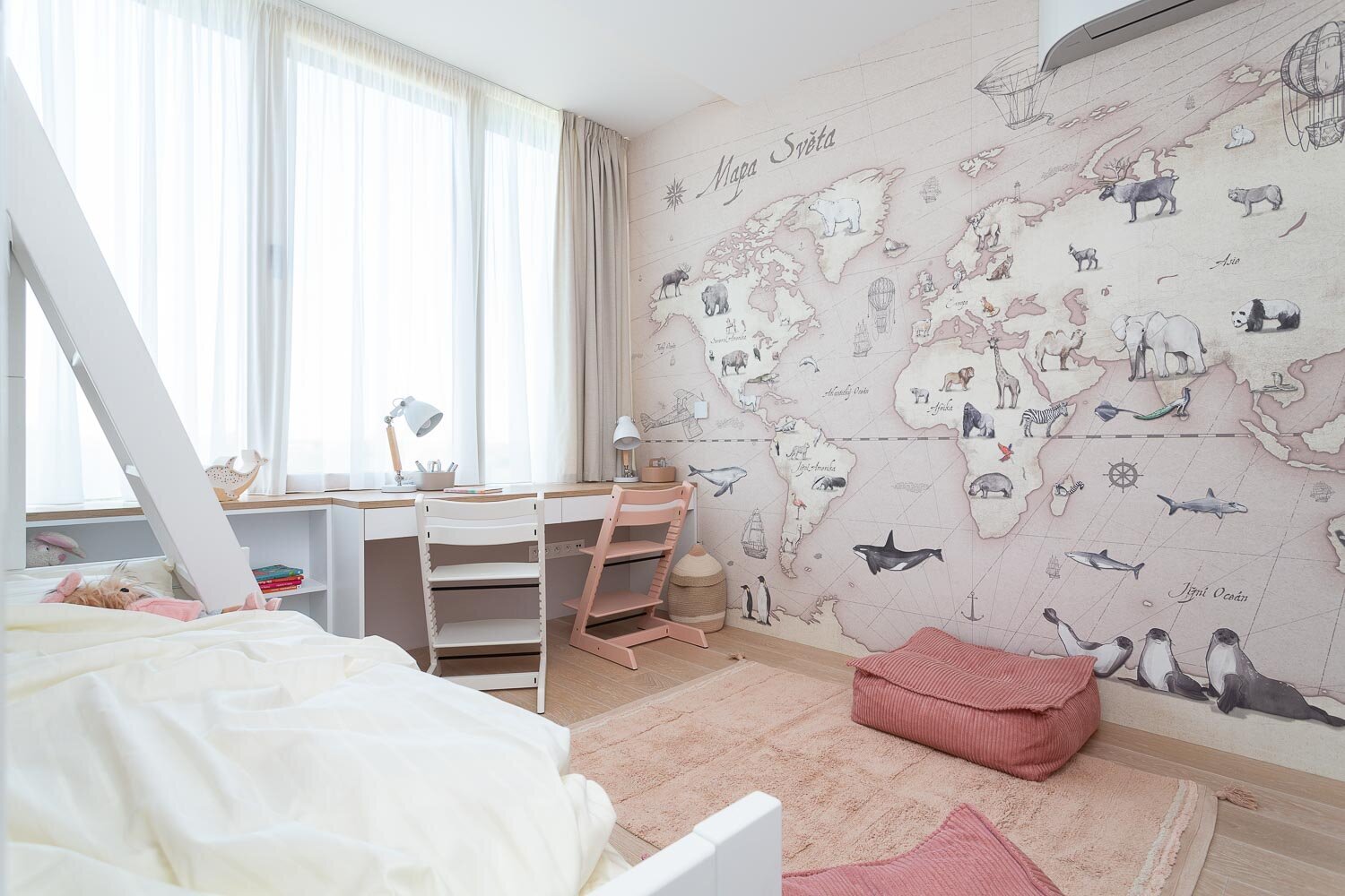 návrh pokoje pro dvě děti