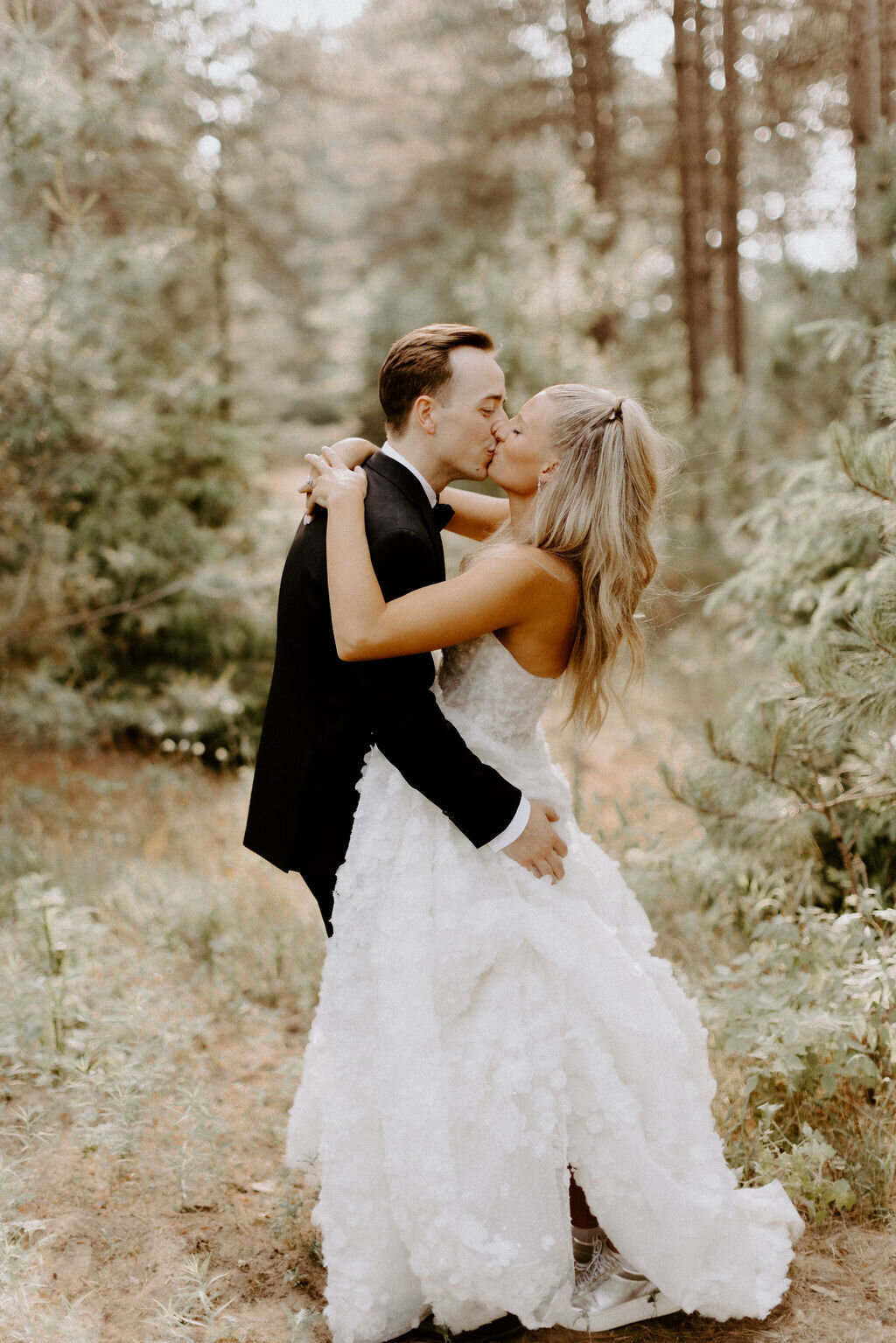 whimical-woodland-wedding-portrait-bride-groom