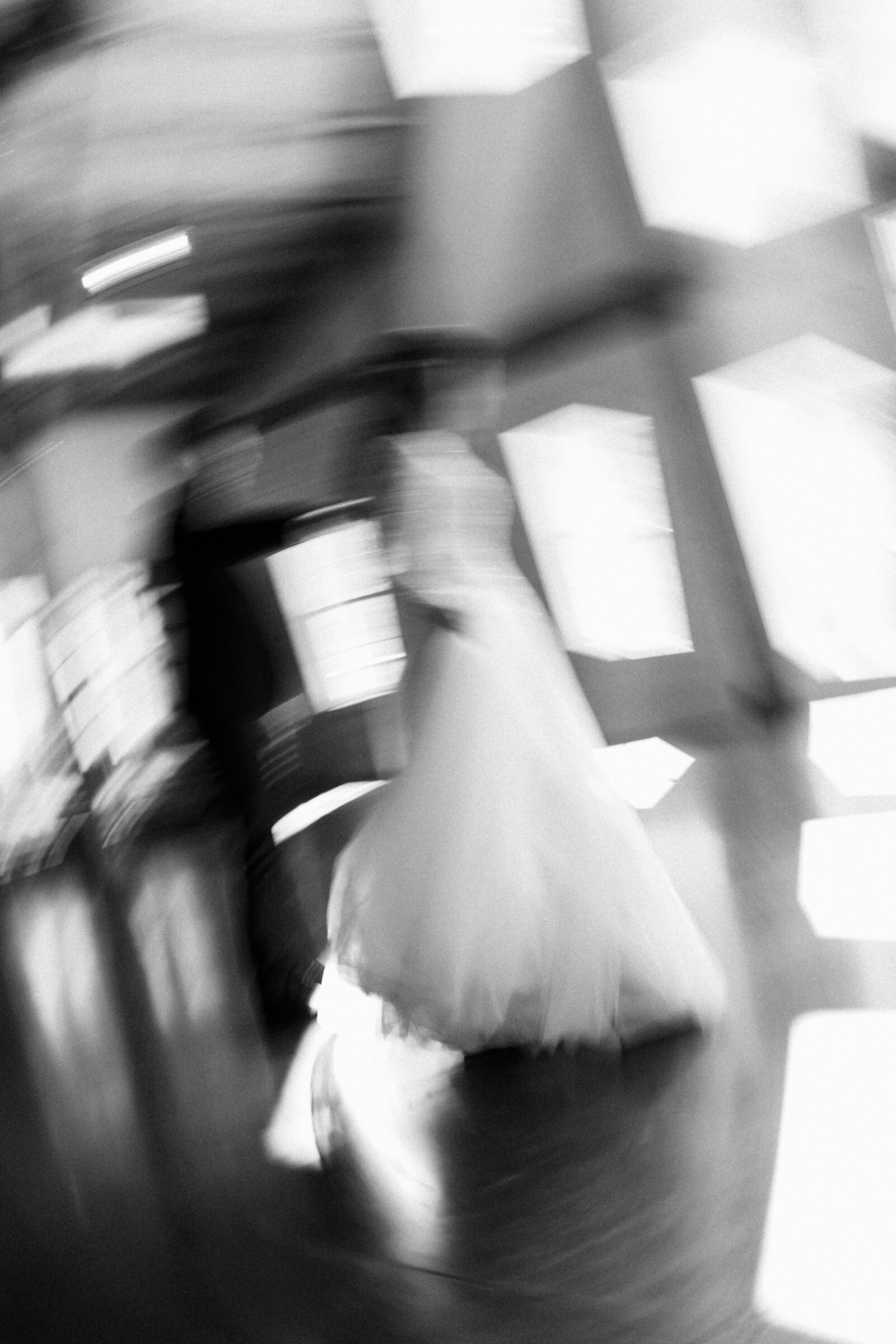 motion blur wedding photos