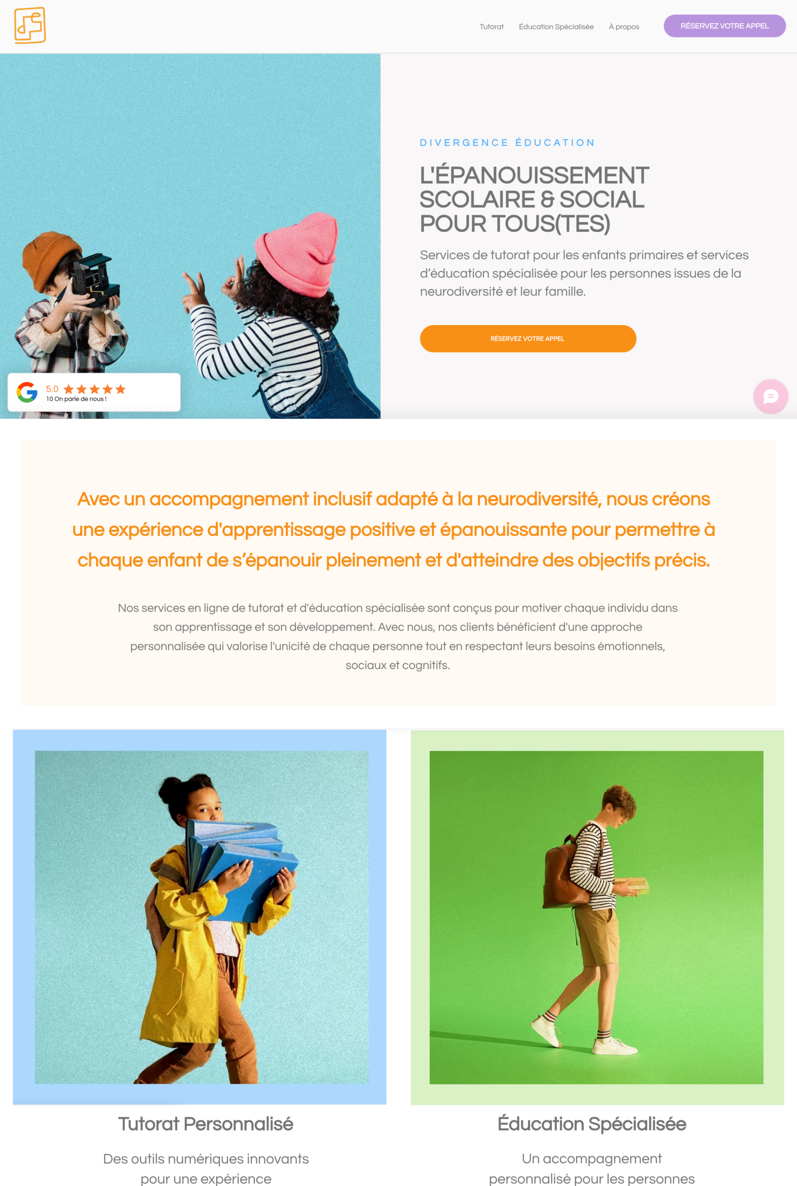Divergence Éducation_création par Studio Ere Montréal