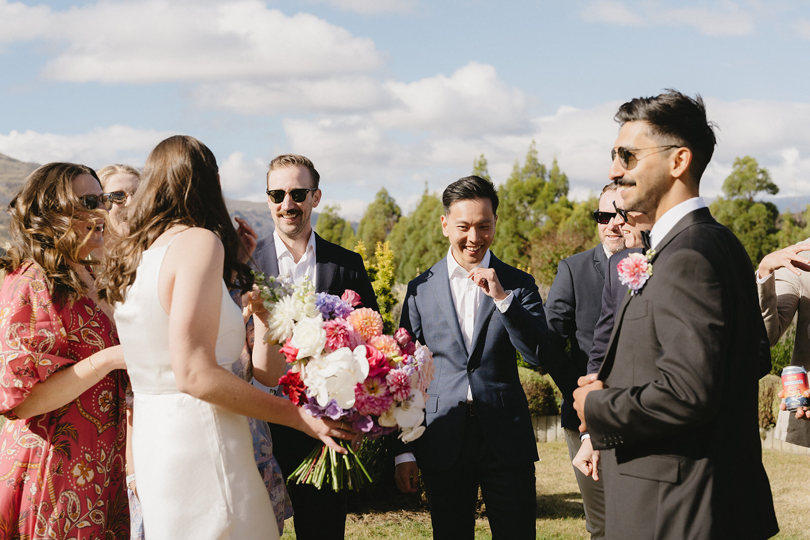 Wedding at Ben Lomond Lavender Farm